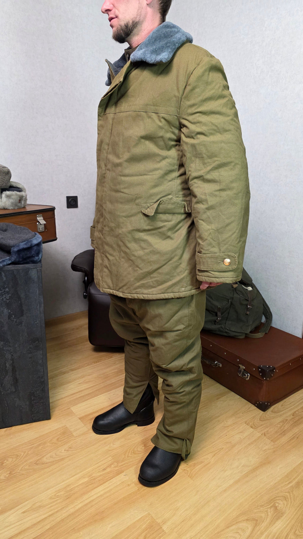 Soviet USSR Winter Field Suit Afghanka Officer Cold Weather Set