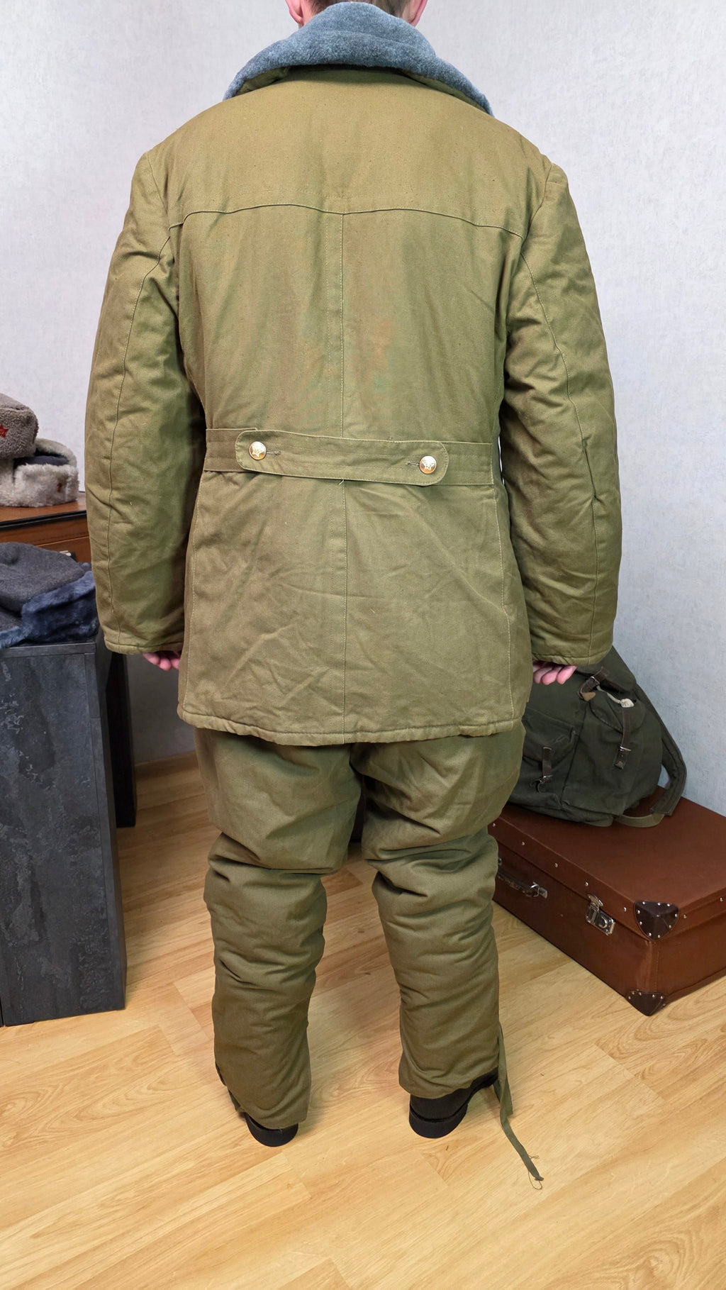 Soviet USSR Winter Field Suit Afghanka Officer Cold Weather Set