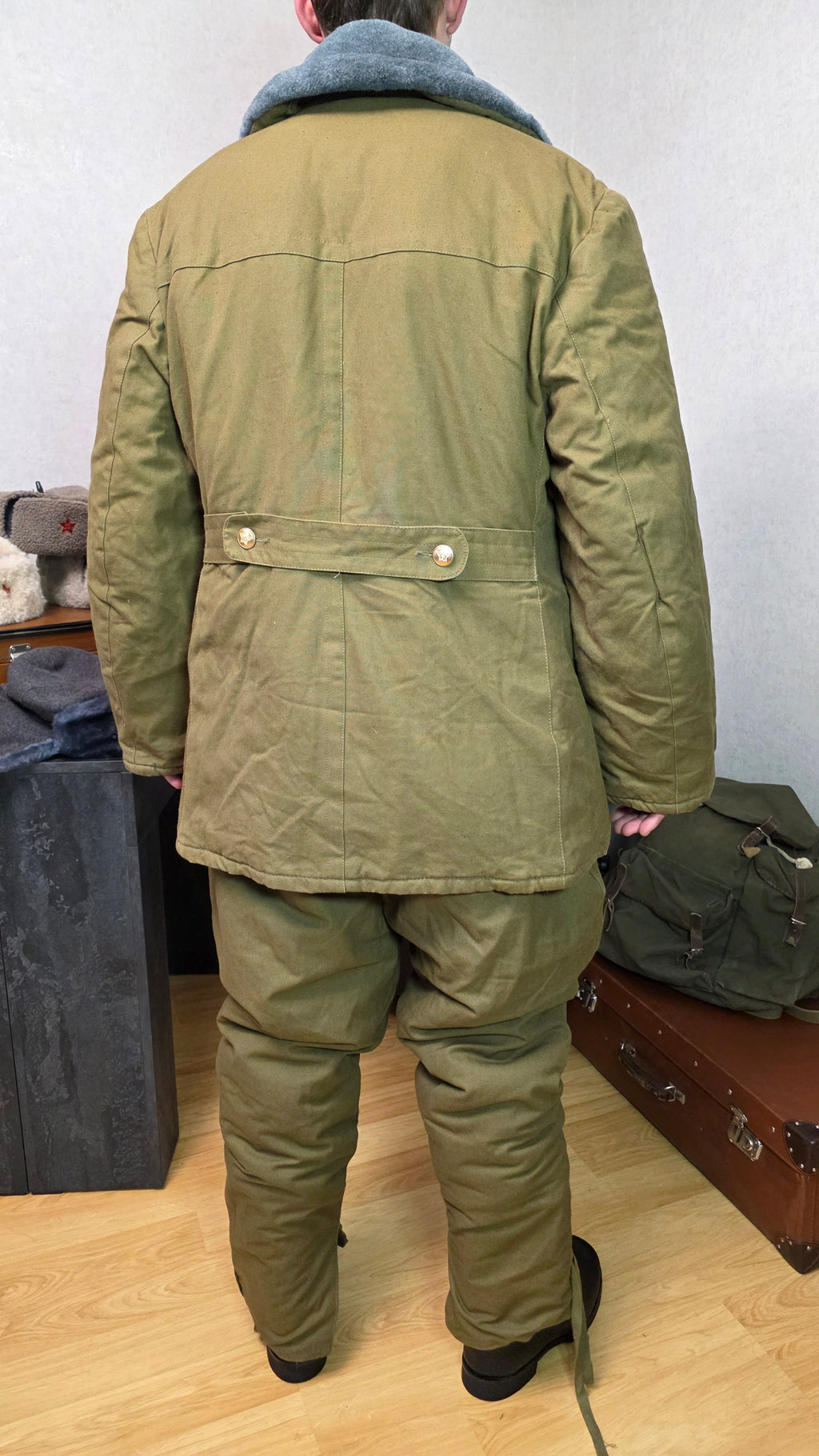 Soviet USSR Winter Field Suit Afghanka Officer Cold Weather Set