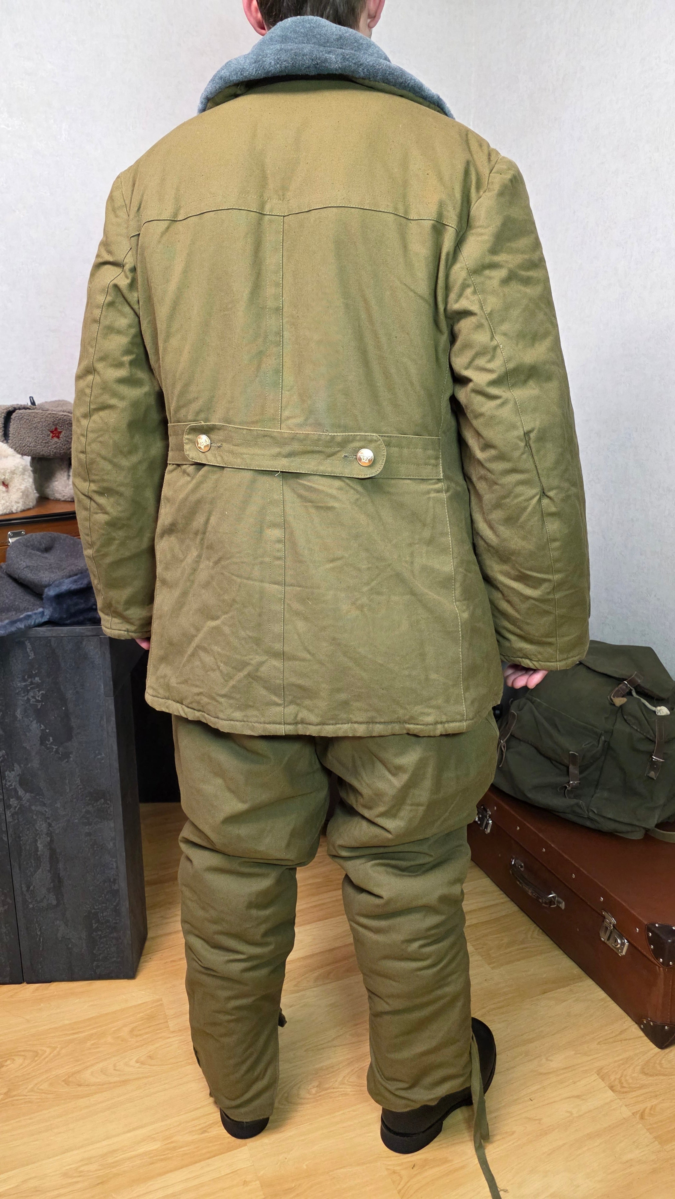 Soviet USSR Winter Field Suit Afghanka Officer Cold Weather Set