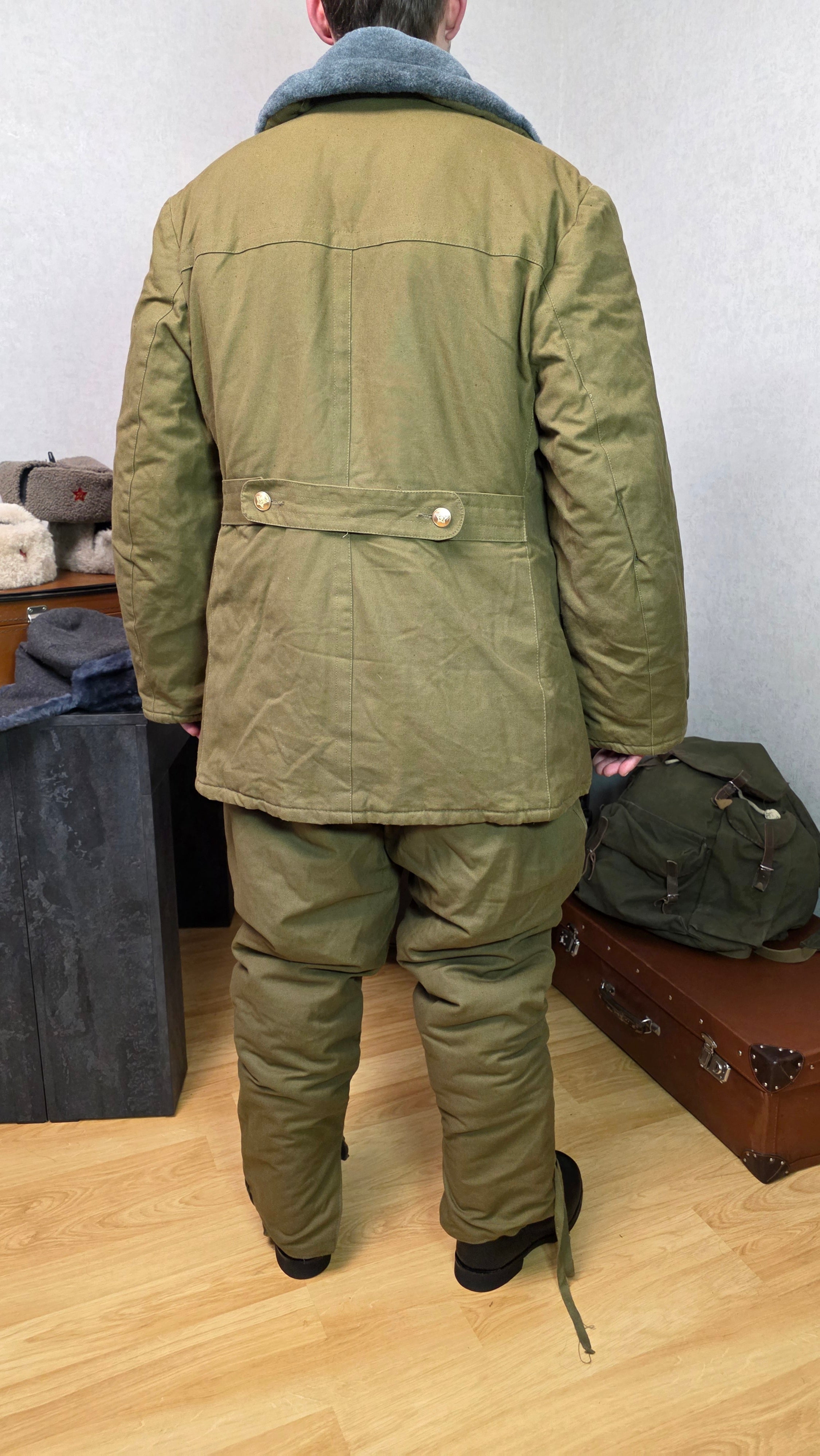 Soviet USSR Winter Field Suit Afghanka Officer Cold Weather Set