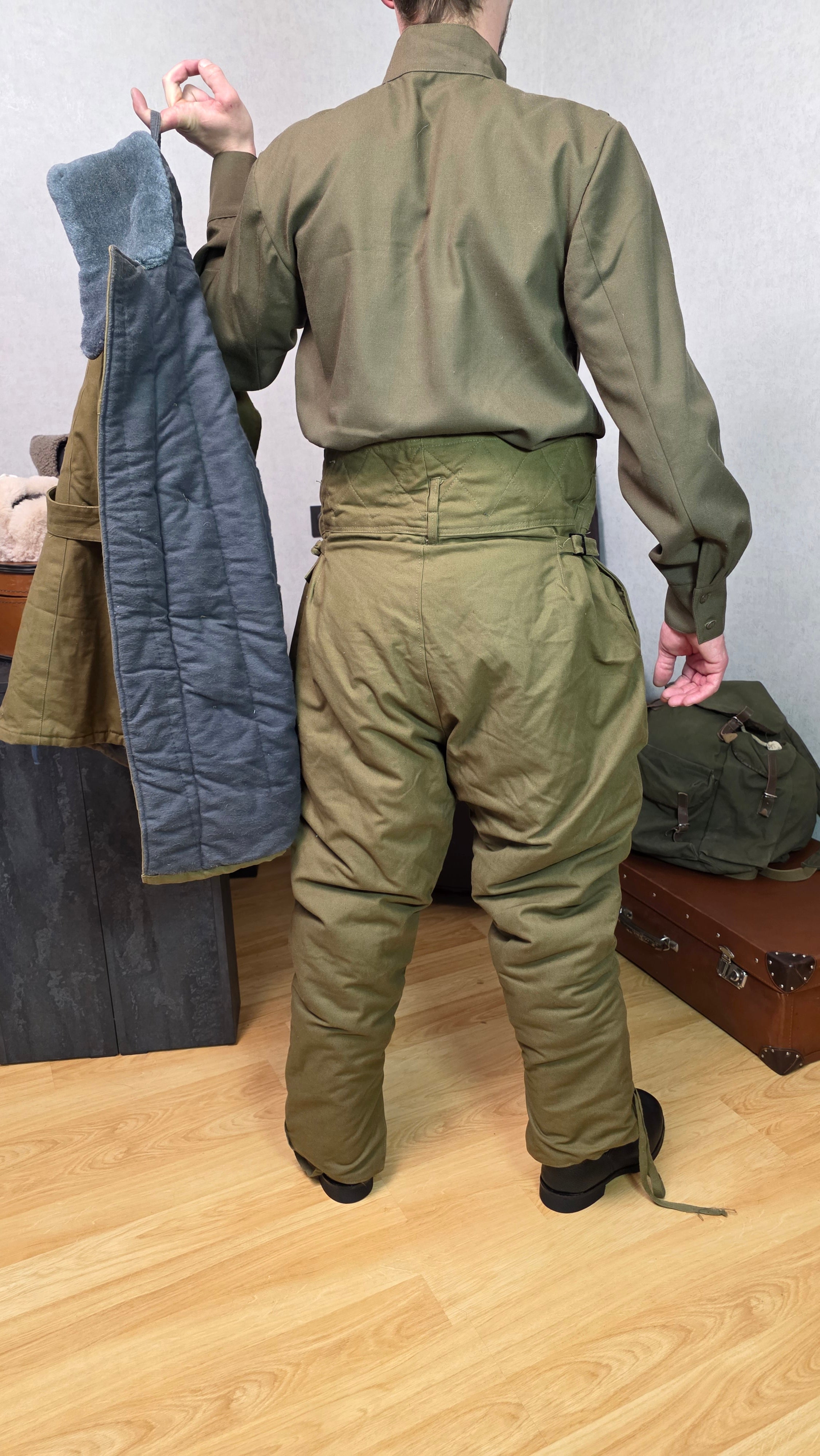 Soviet USSR Winter Field Suit Afghanka Officer Cold Weather Set