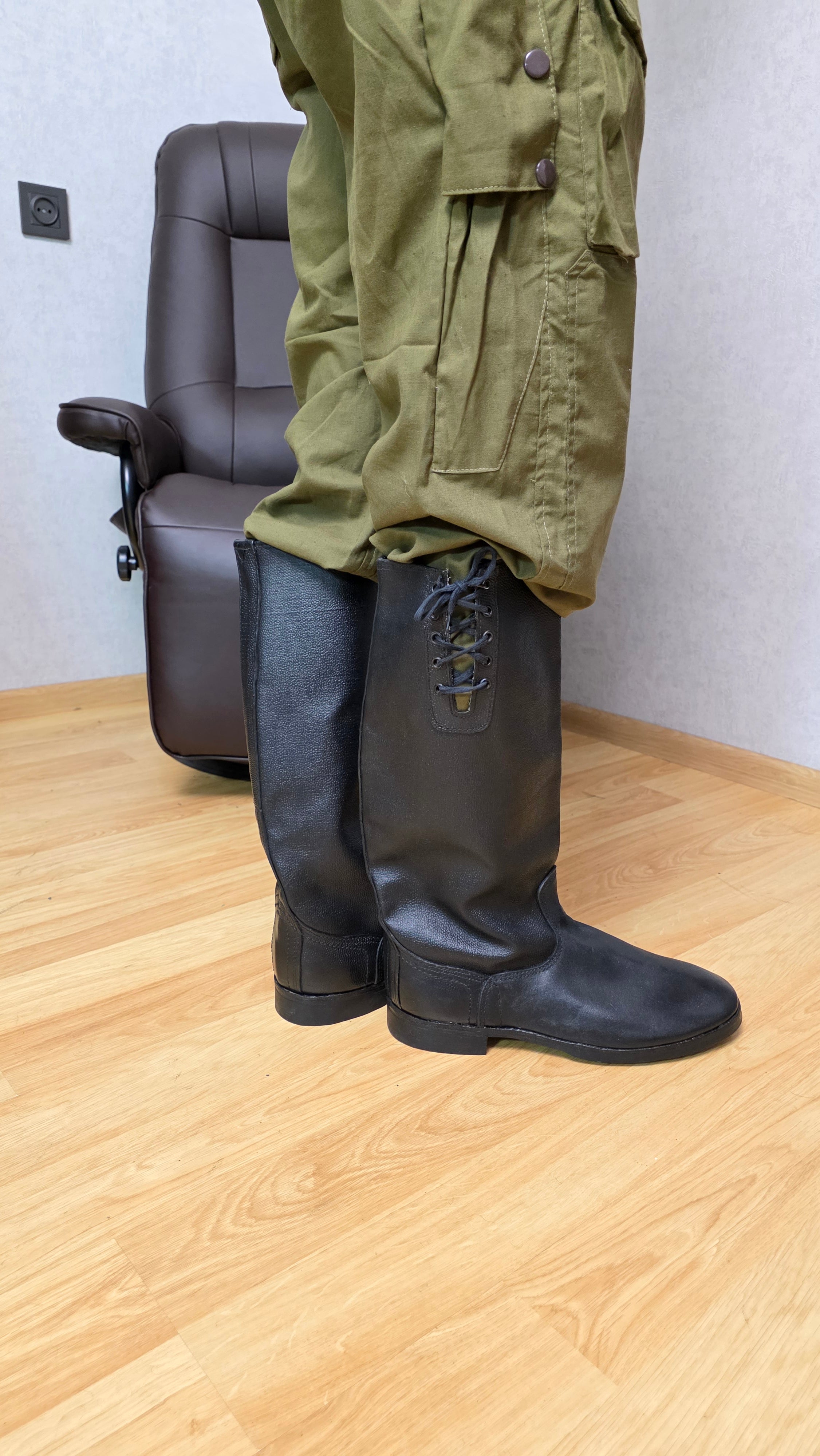 Soviet VDV Lace-Up Boots USSR Airborne Kirza Paratrooper Footwear - Legend Returns Vintage