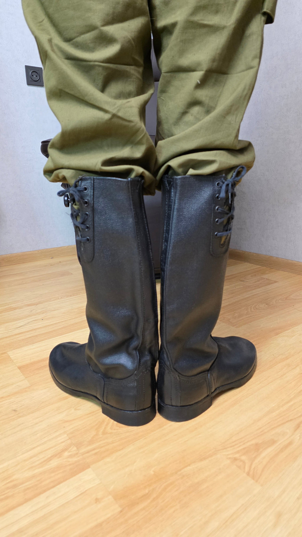 Soviet VDV Lace-Up Boots USSR Airborne Kirza Paratrooper Footwear - Legend Returns Vintage