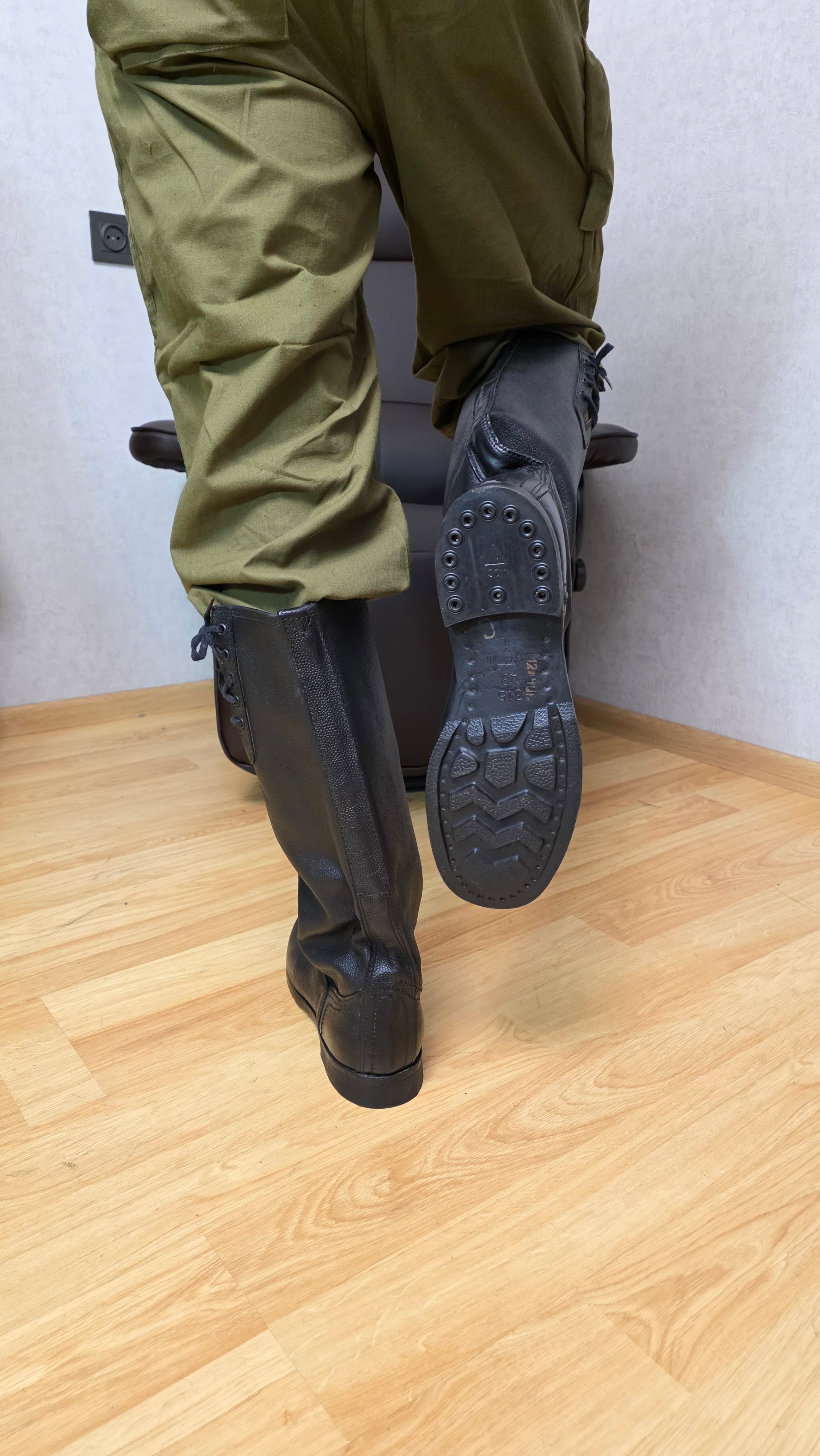Soviet VDV Lace-Up Boots USSR Airborne Kirza Paratrooper Footwear - Legend Returns Vintage