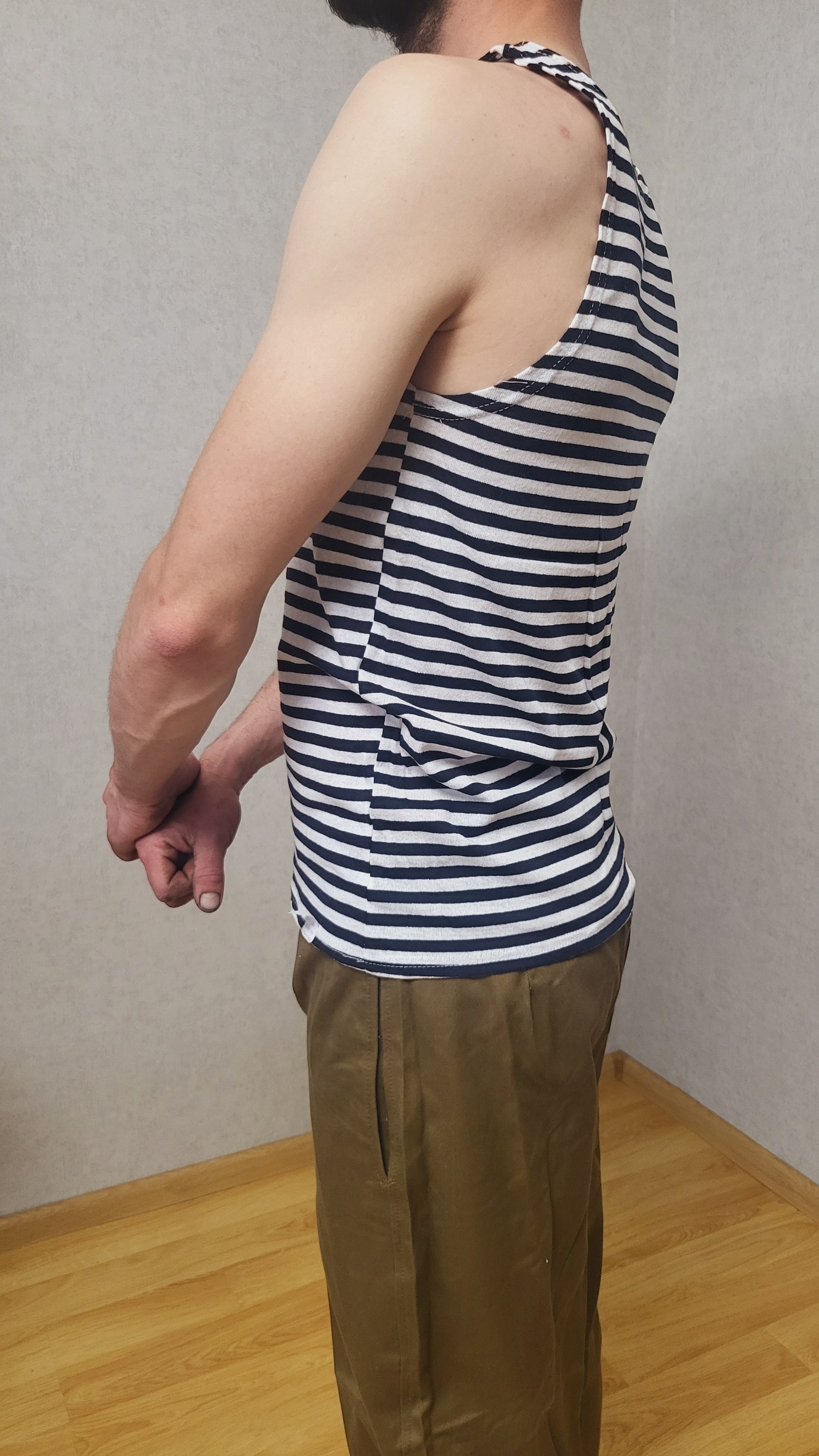 Soviet VMF Telnyashka Sleeveless Shirt 1990s