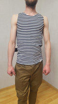 Soviet VMF Telnyashka Sleeveless Shirt 1990s