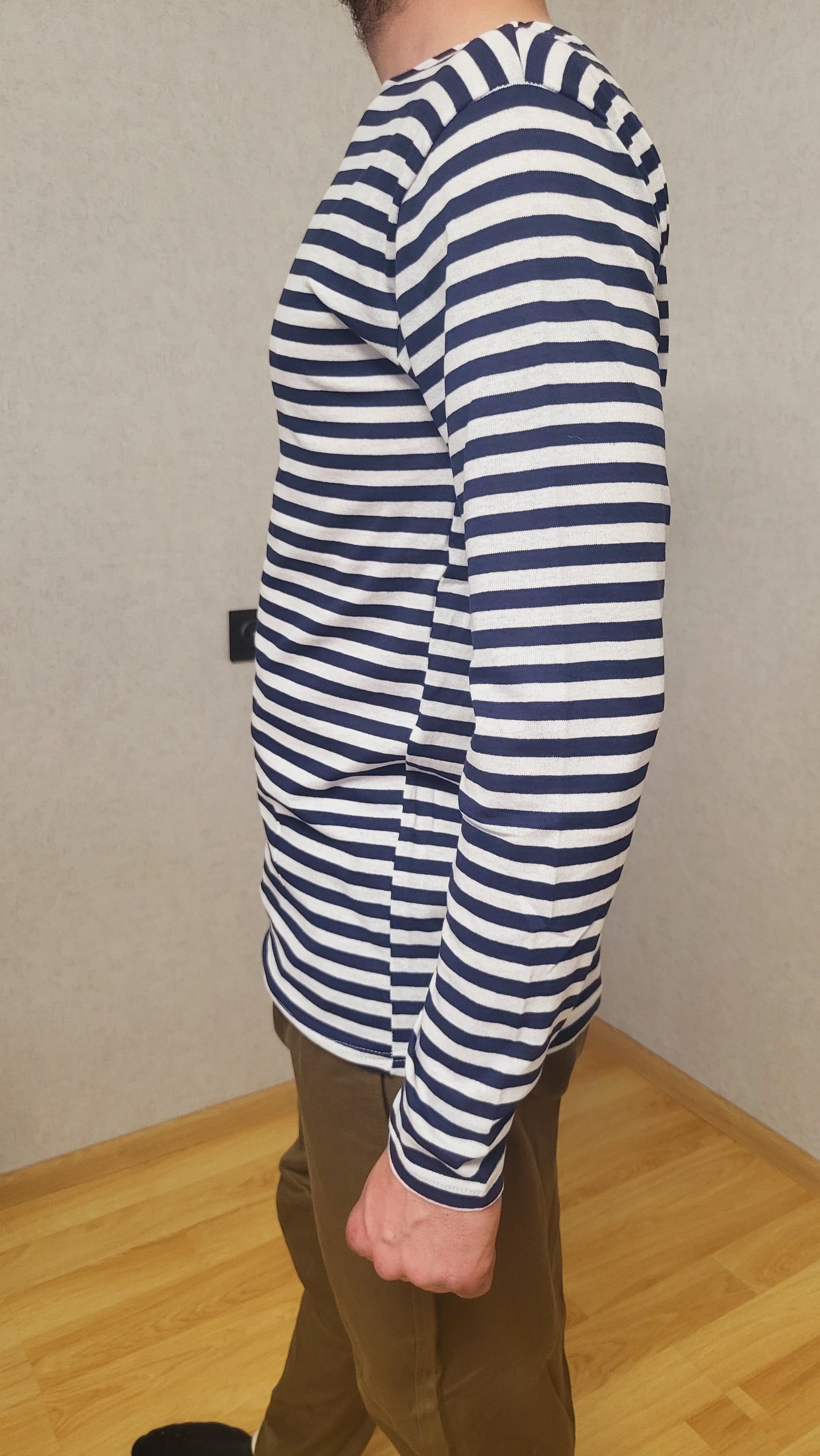 Soviet VMF Telnyashka Striped Shirt 1990s