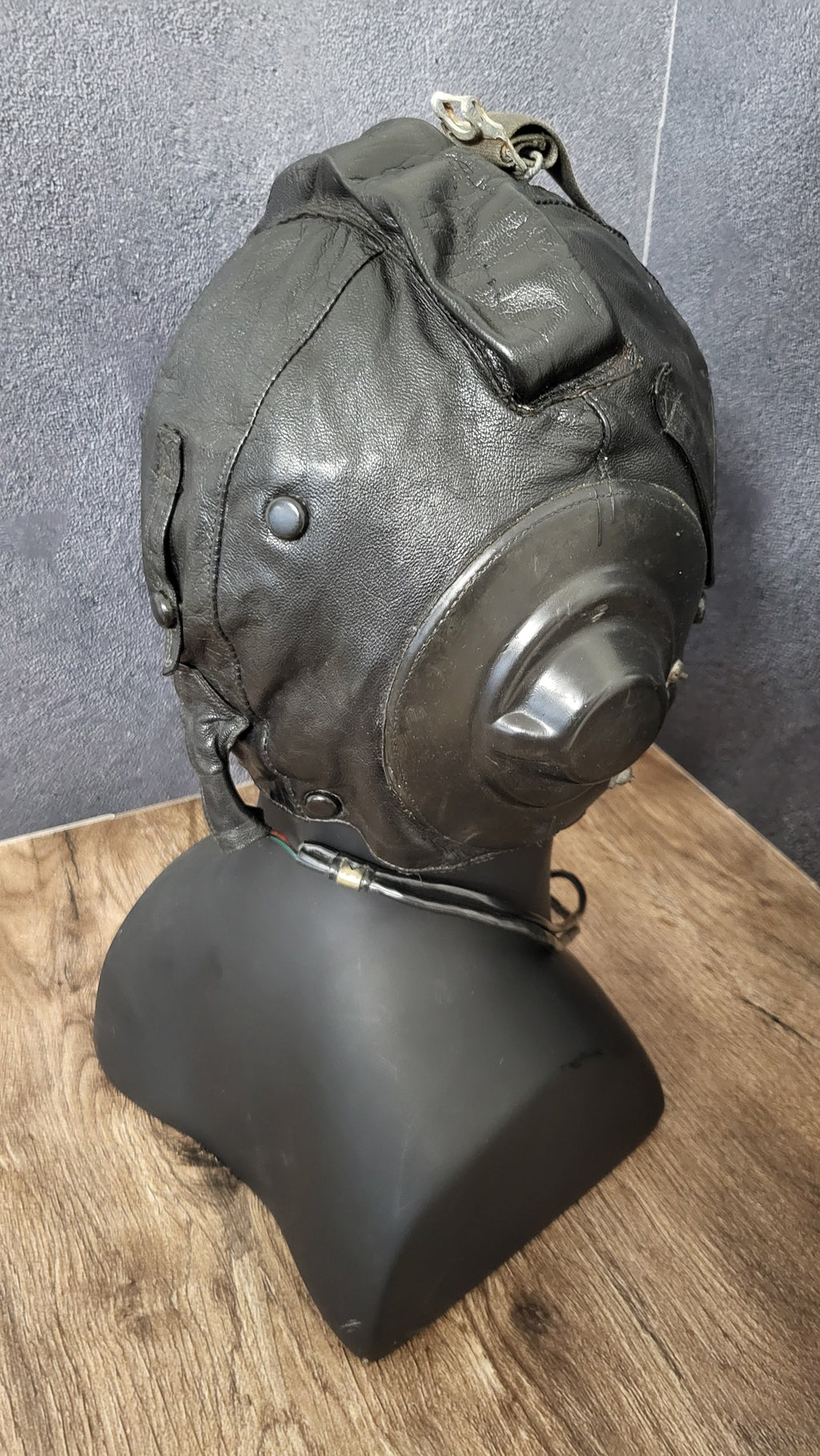 Soviet Winter Pilot Helmet ShZ-82 Sheepskin Leather Flight Helmet USSR - Legend Returns Vintage