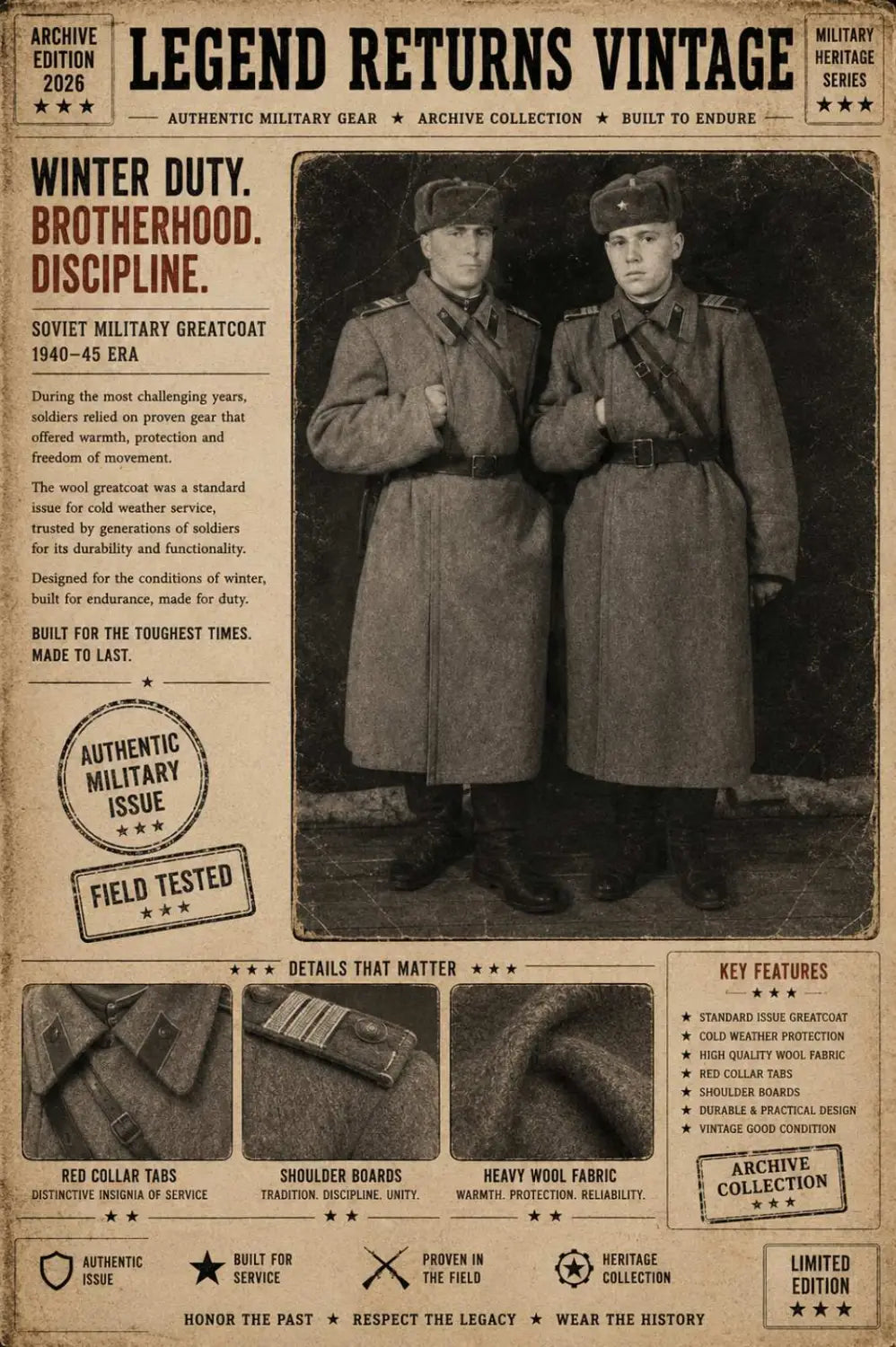 Soviet Wool Greatcoat: The Complete History of the Legendary Military Overcoat of the USSR