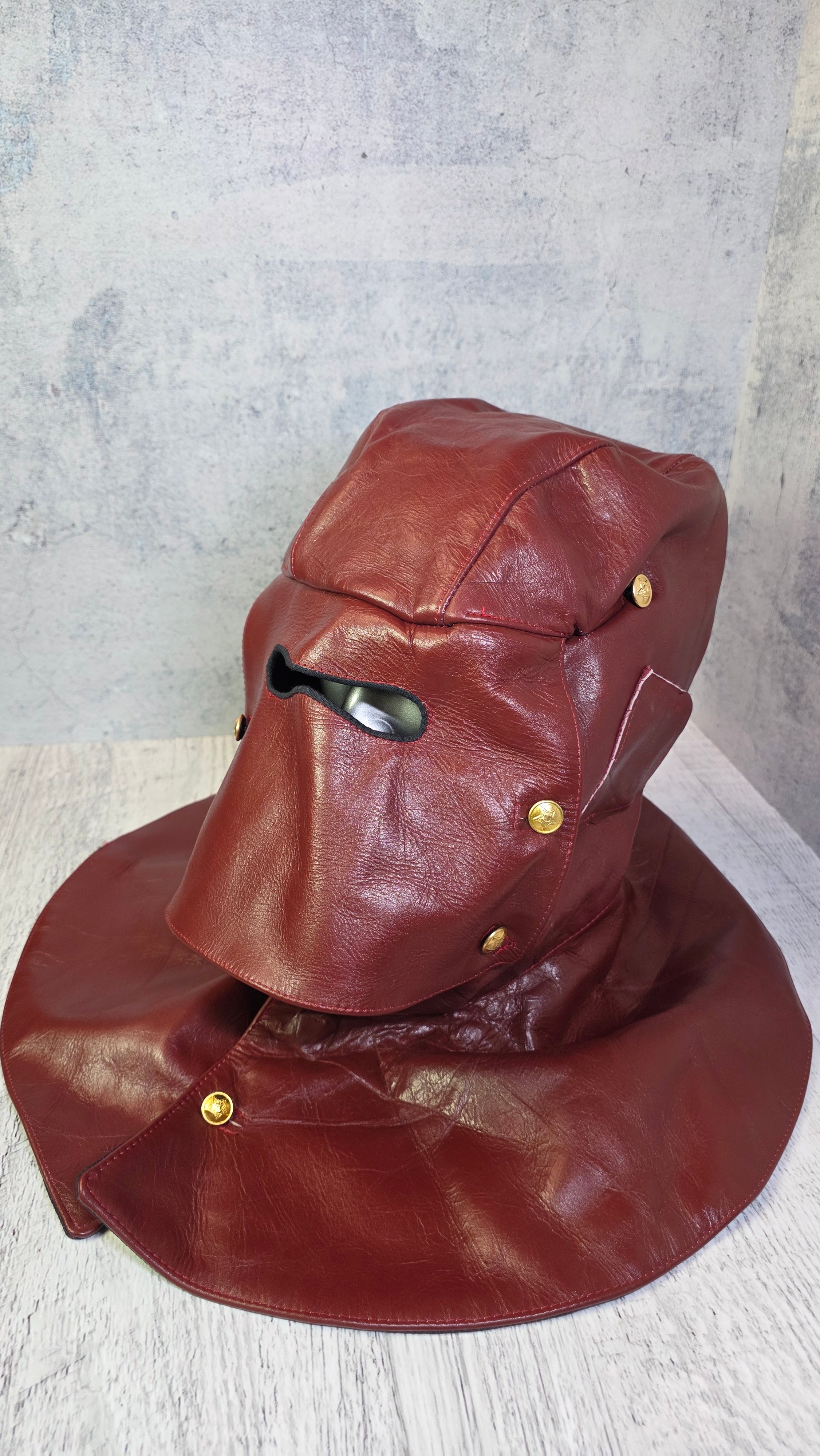 USSR Navy Torpedo Boat Leather Helmet Vintage Soviet Naval Gear - Legend Returns Vintage