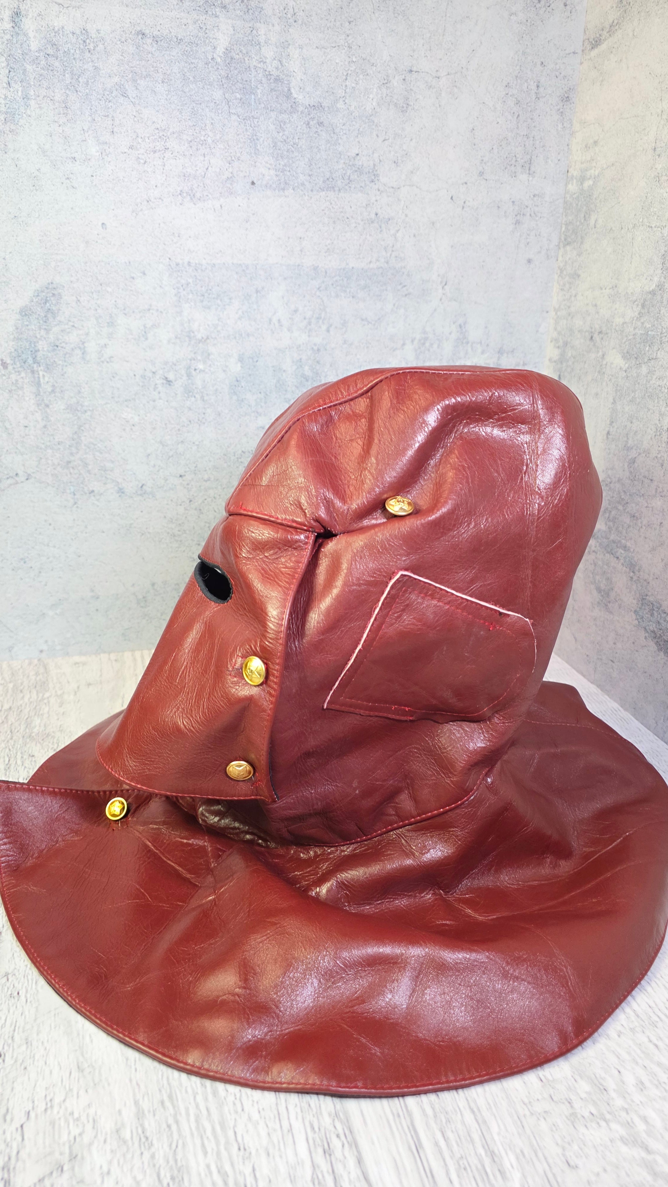 USSR Navy Torpedo Boat Leather Helmet Vintage Soviet Naval Gear - Legend Returns Vintage