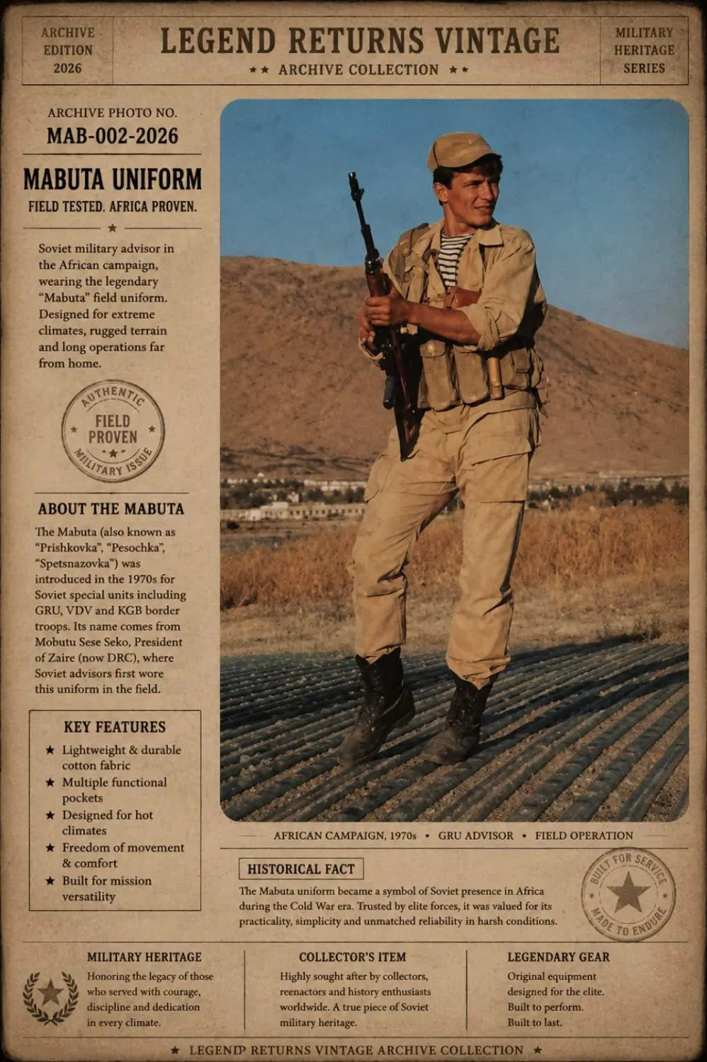 Soviet Mabuta Suit: The Legendary Special Forces Uniform of the USSR