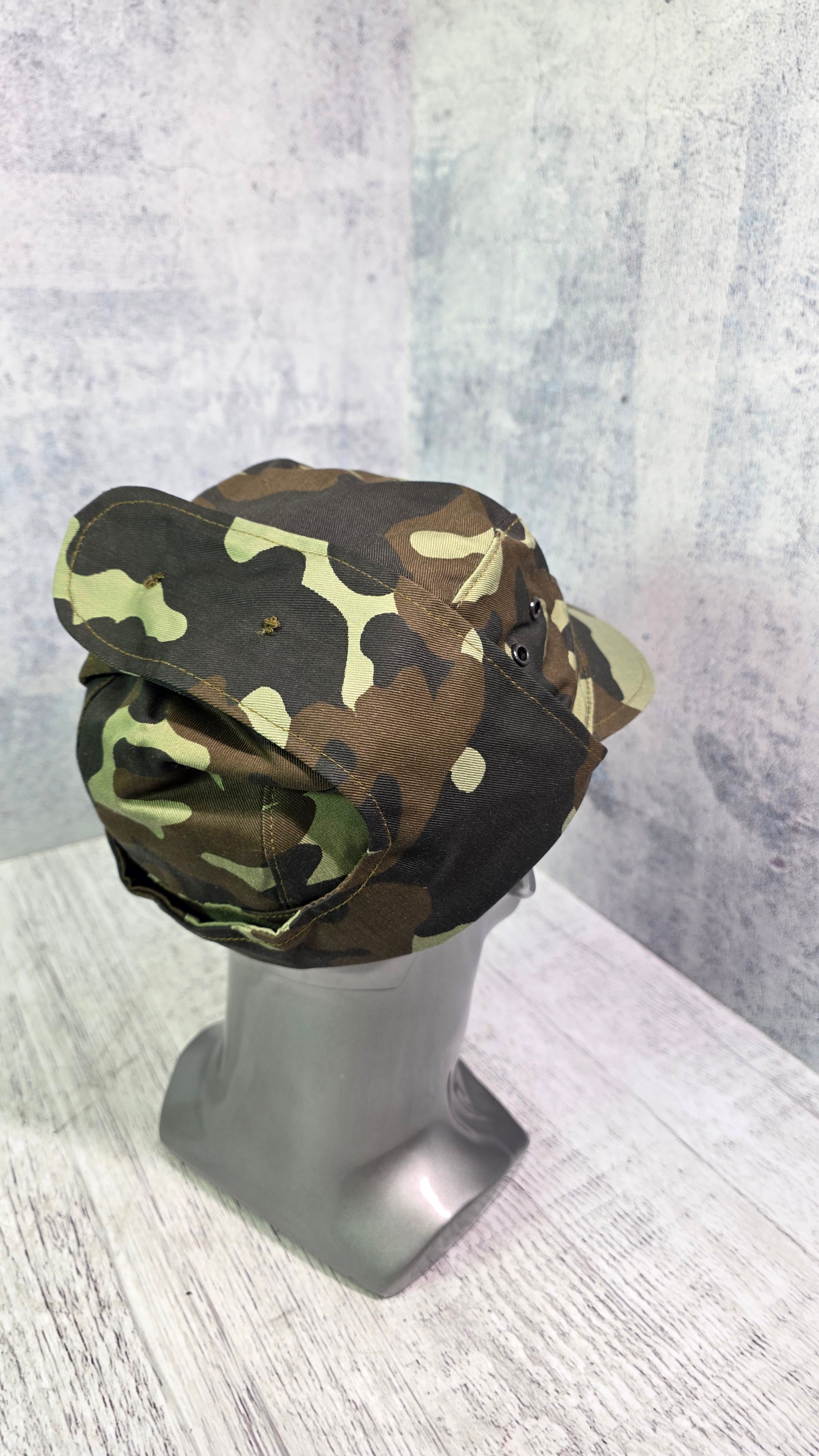 Vintage Dubok Camouflage Cap Soviet Style Field Hat Butan Pattern Collector Headwear - Legend Returns Vintage