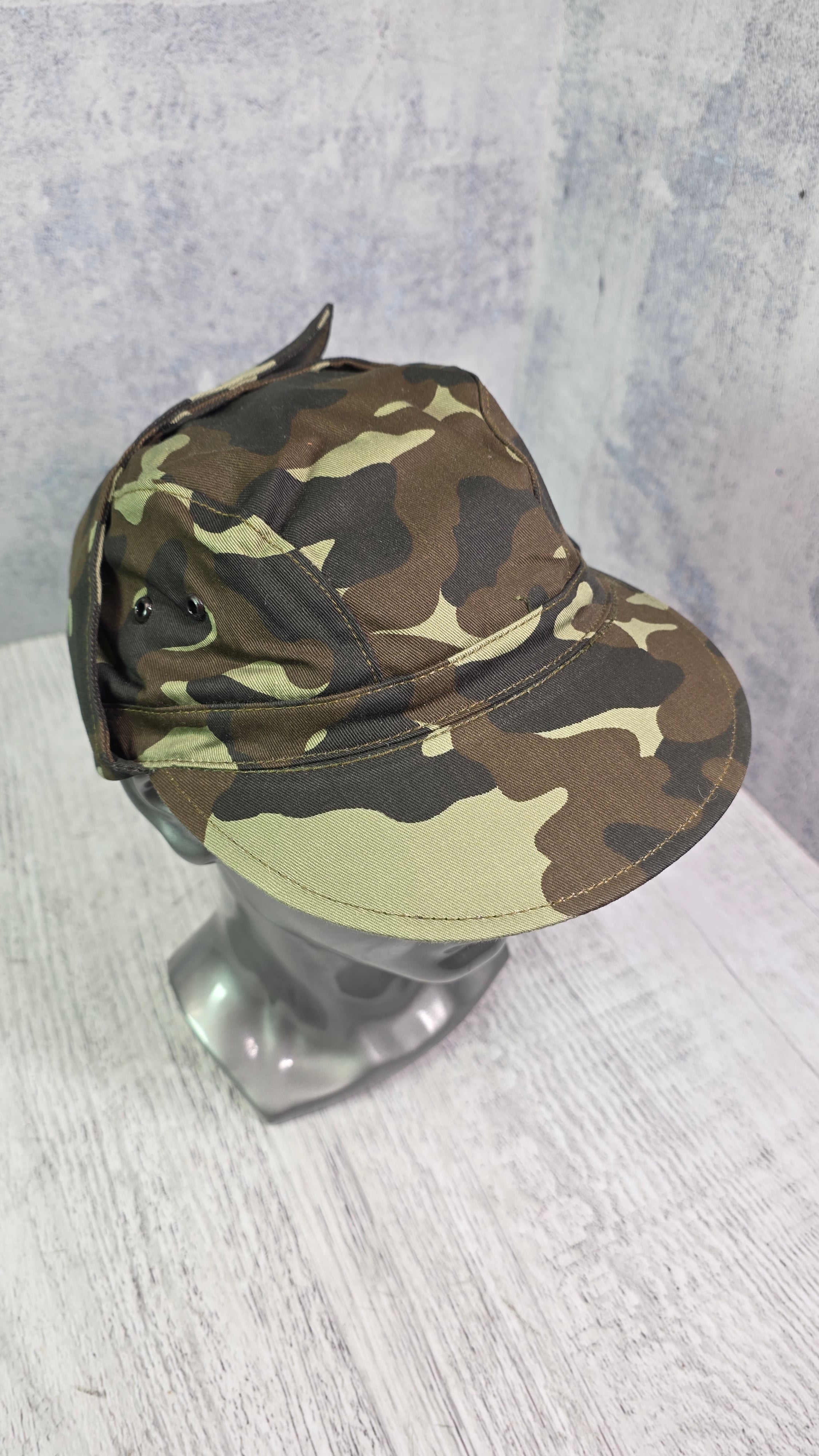 Vintage Dubok Camouflage Cap Soviet Style Field Hat Butan Pattern Collector Headwear - Legend Returns Vintage
