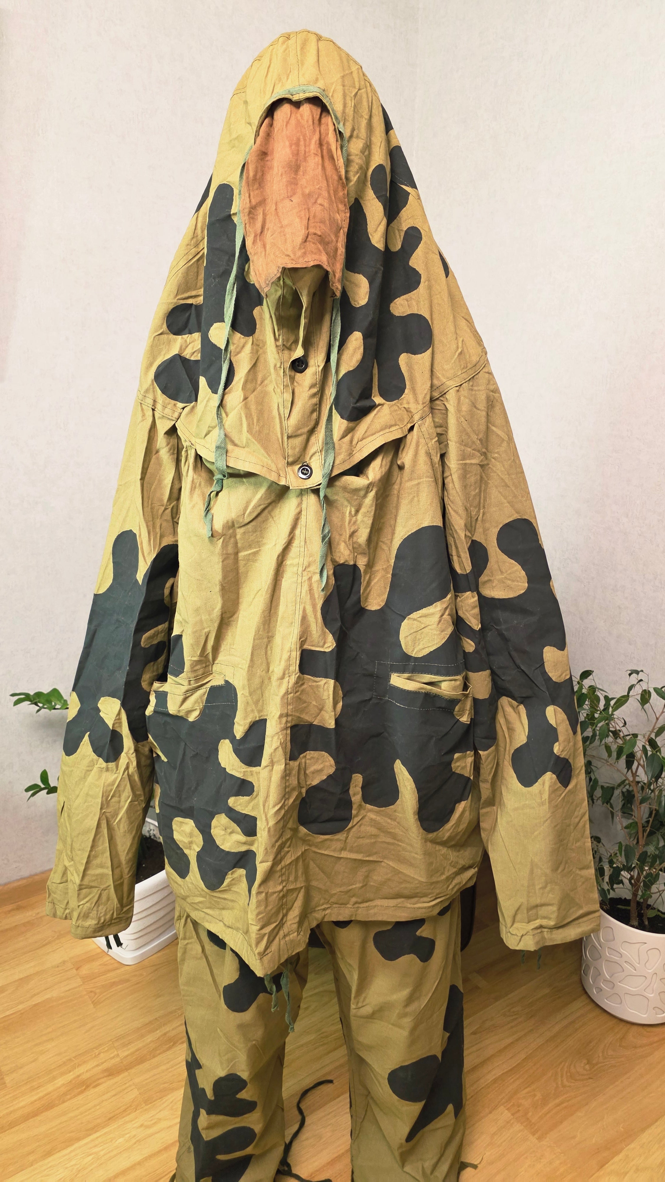 Vintage Soviet Amoeba Camo Suit USSR MKK Camouflage Oversuit