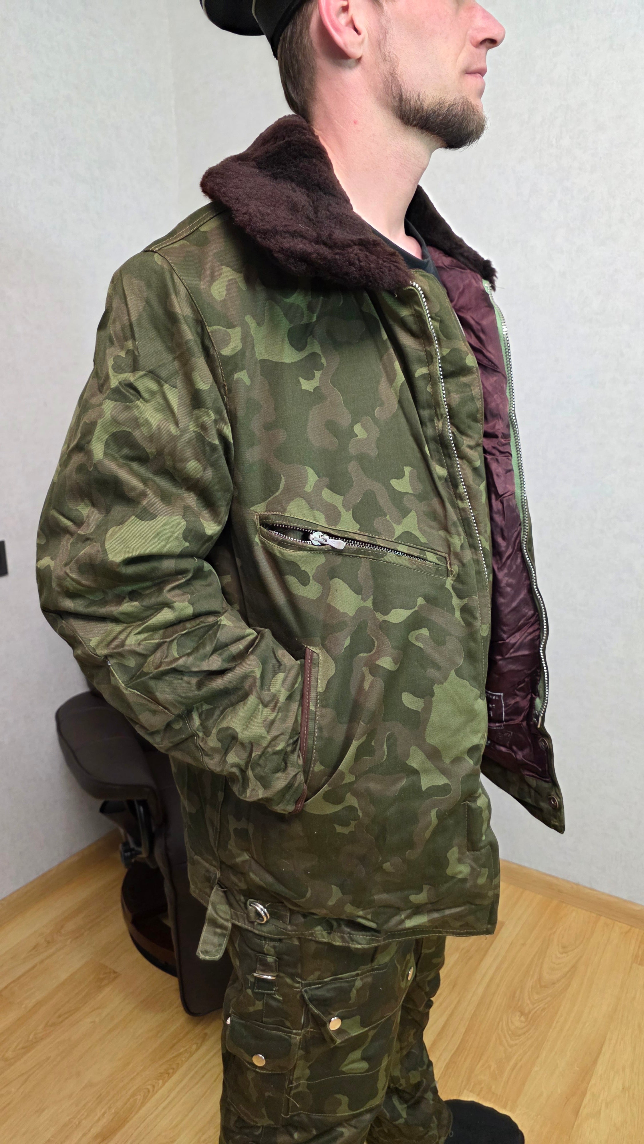 Vintage Soviet Butan Winter Flight Technical Suit USSR Camouflage Set - Legend Returns Vintage