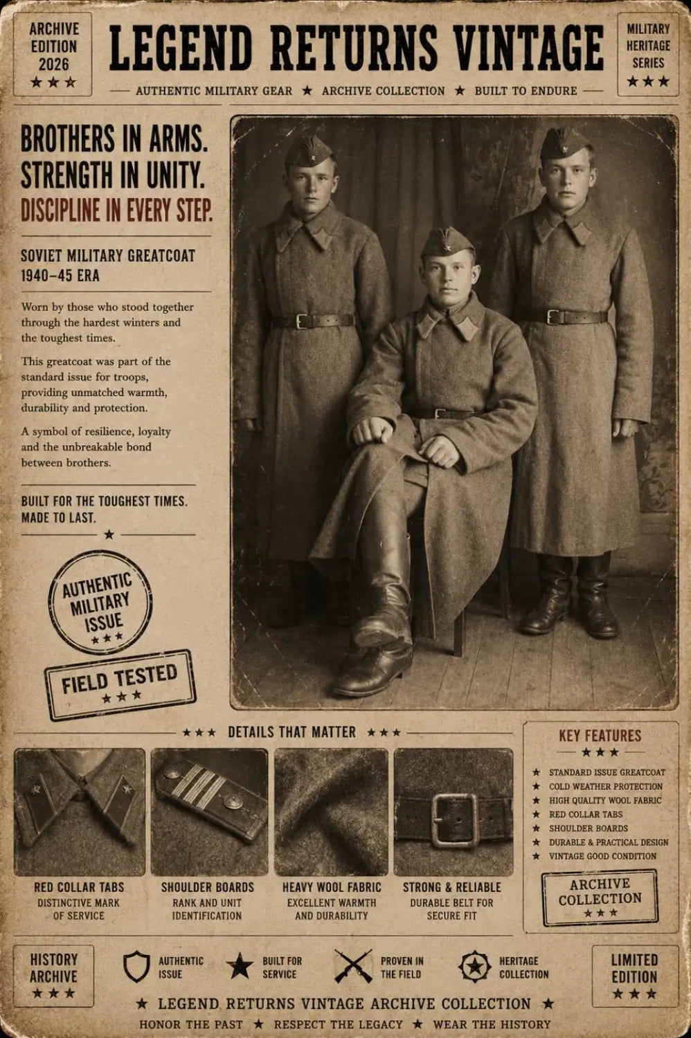 Soviet Wool Greatcoat: The Complete History of the Legendary Military Overcoat of the USSR