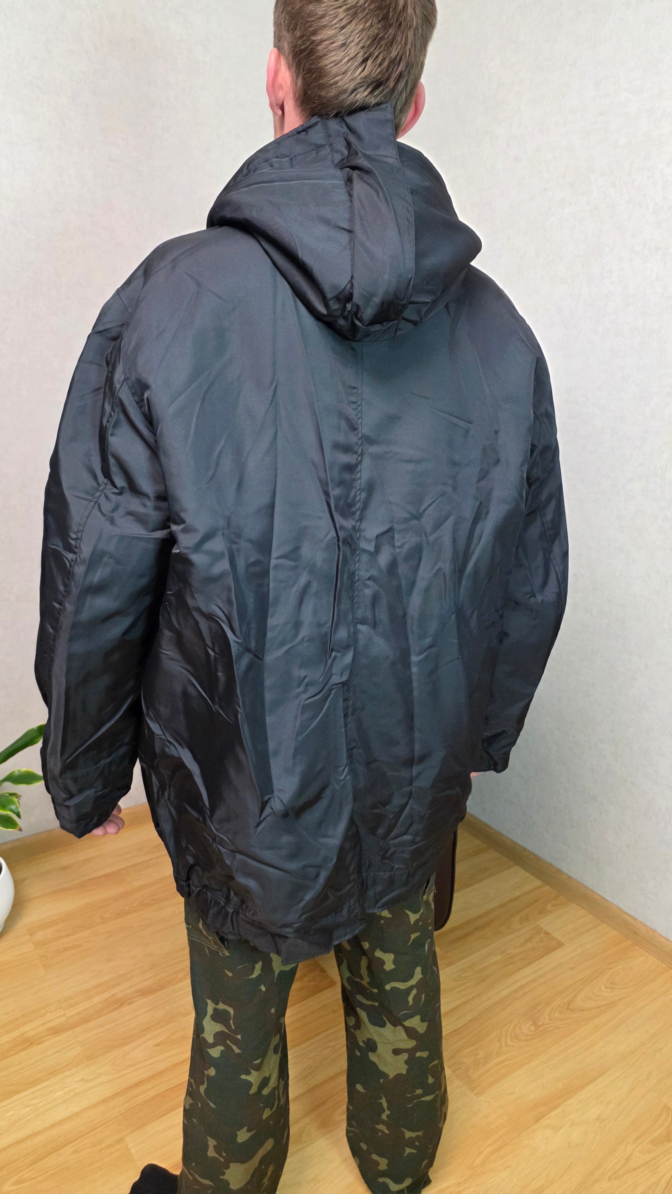 Vintage Soviet Kanadka Naval Storm Jacket USSR Deck Hood Coat