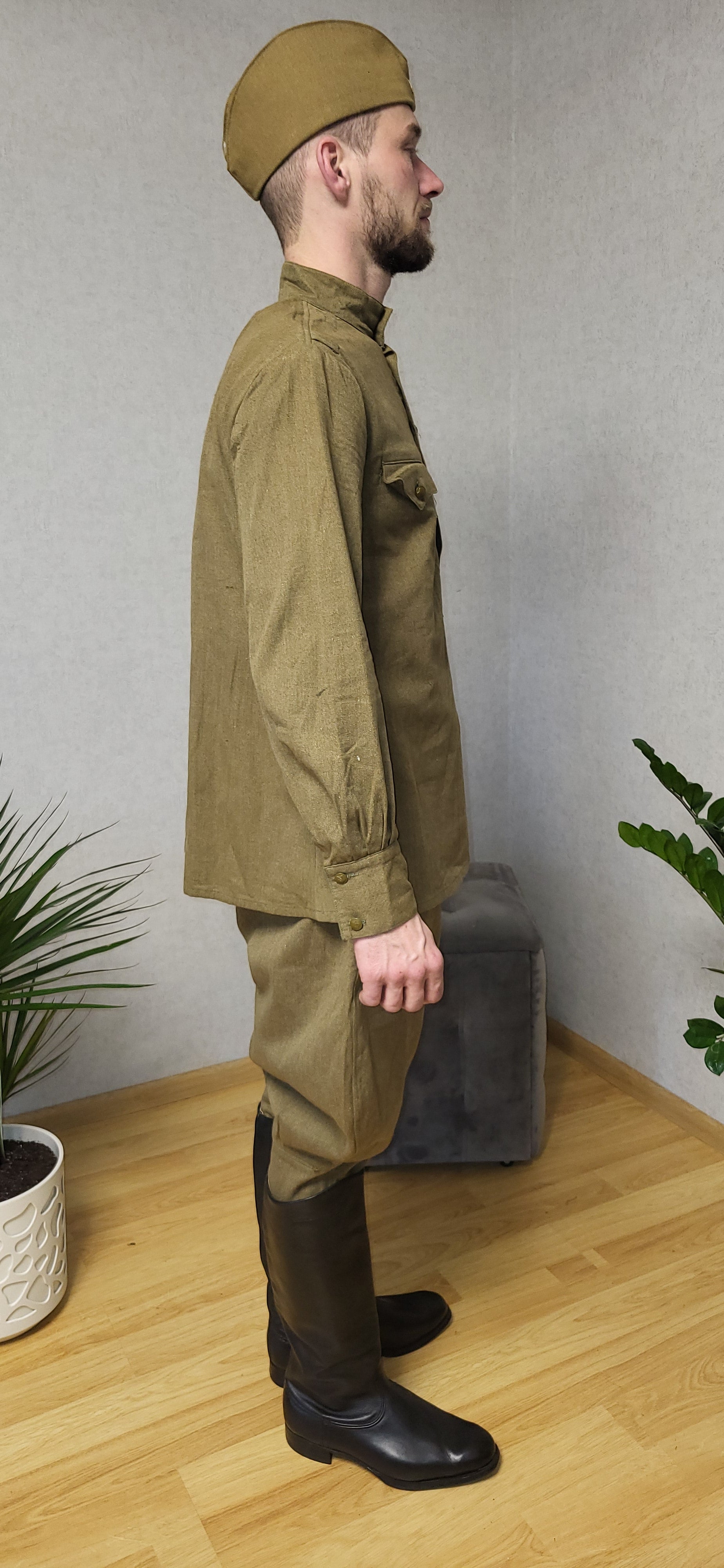 Vintage Soviet RKKA Gymnasterka Breeches Pilotka M42 Uniform Set USSR