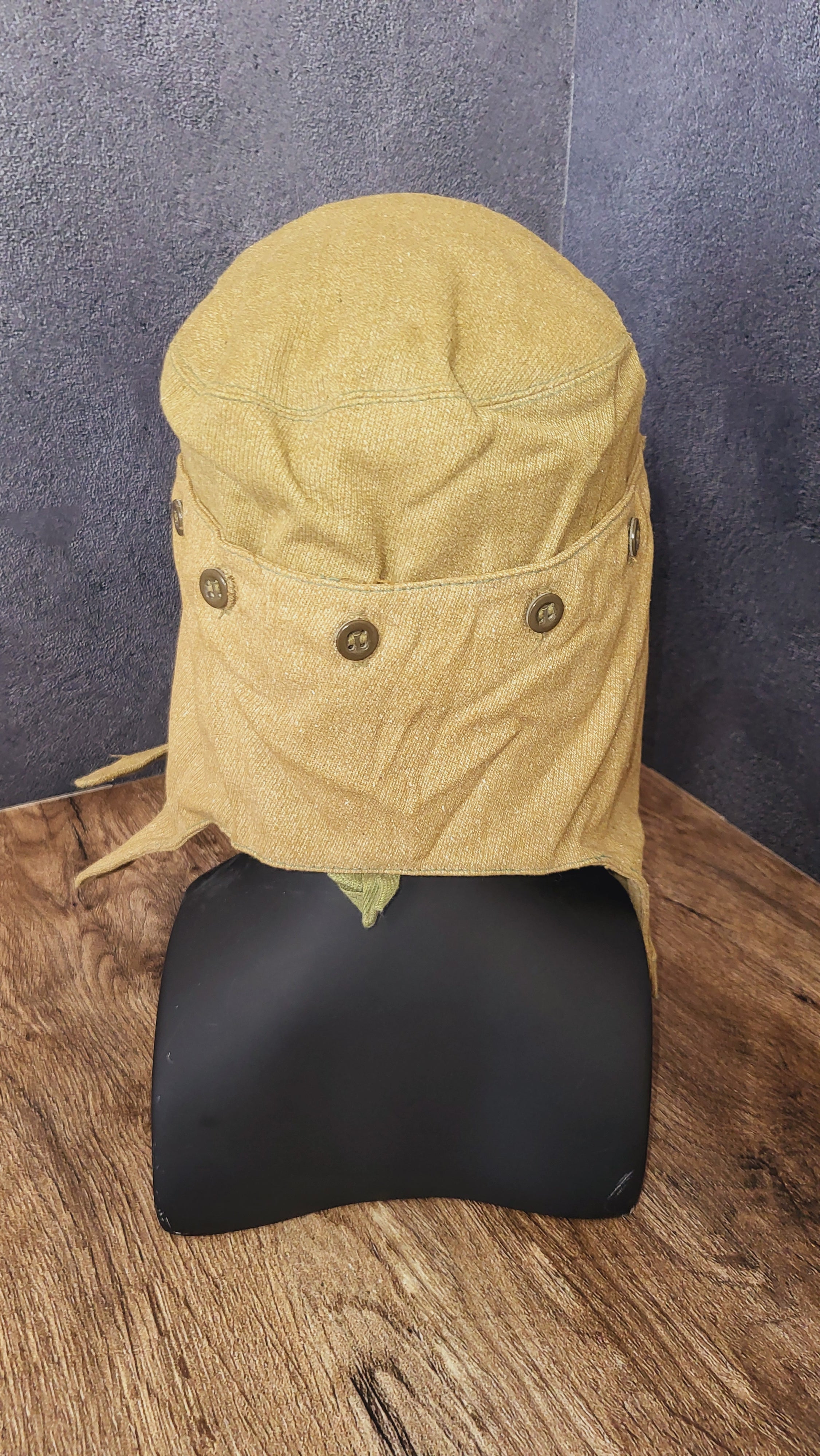 Vintage Soviet USSR Afghanka Field Cap Desert Style Folding Sun Hat - Legend Returns Vintage