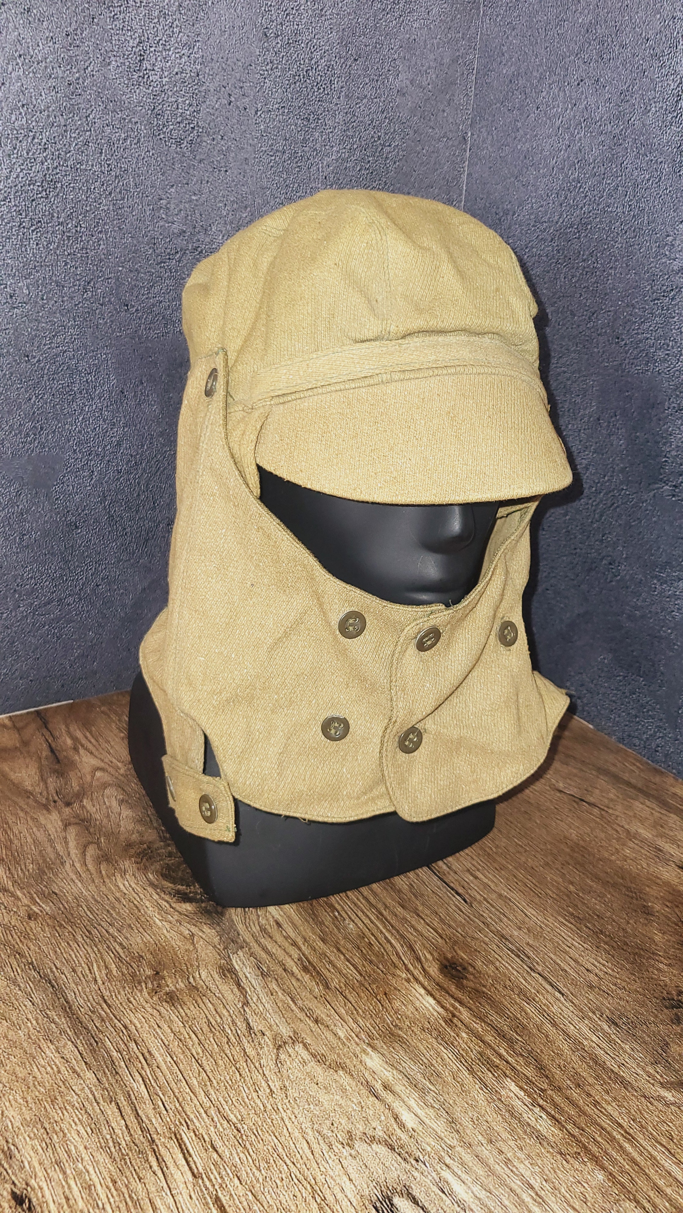 Vintage Soviet USSR Afghanka Field Cap Desert Style Folding Sun Hat - Legend Returns Vintage