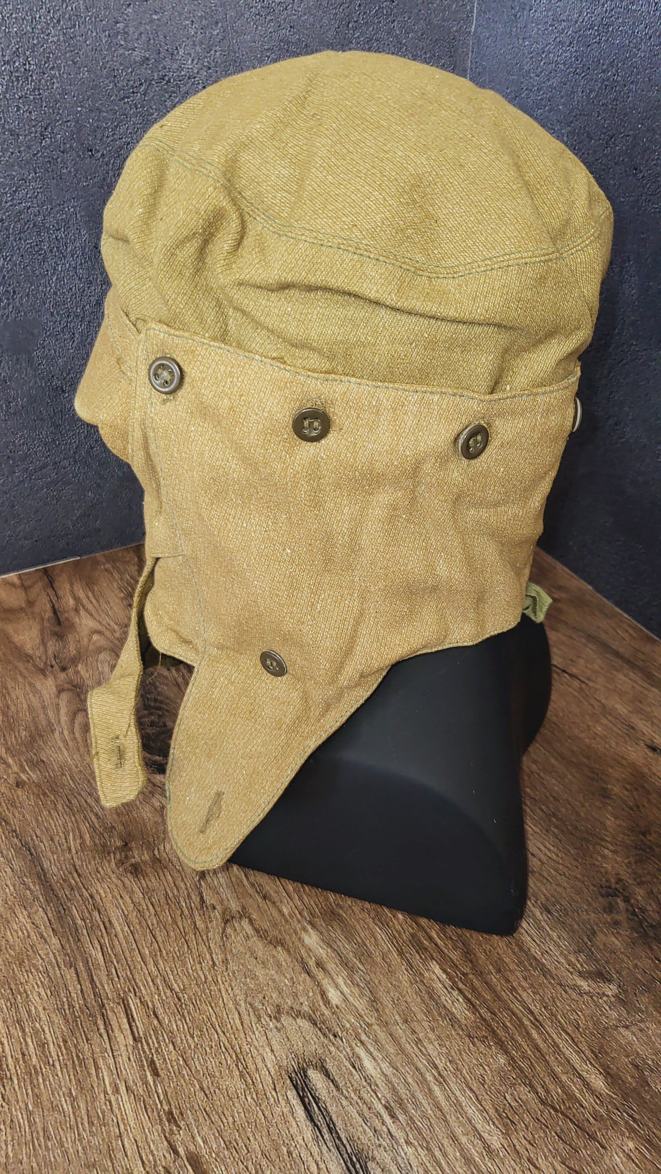 Vintage Soviet USSR Afghanka Field Cap Desert Style Folding Sun Hat - Legend Returns Vintage