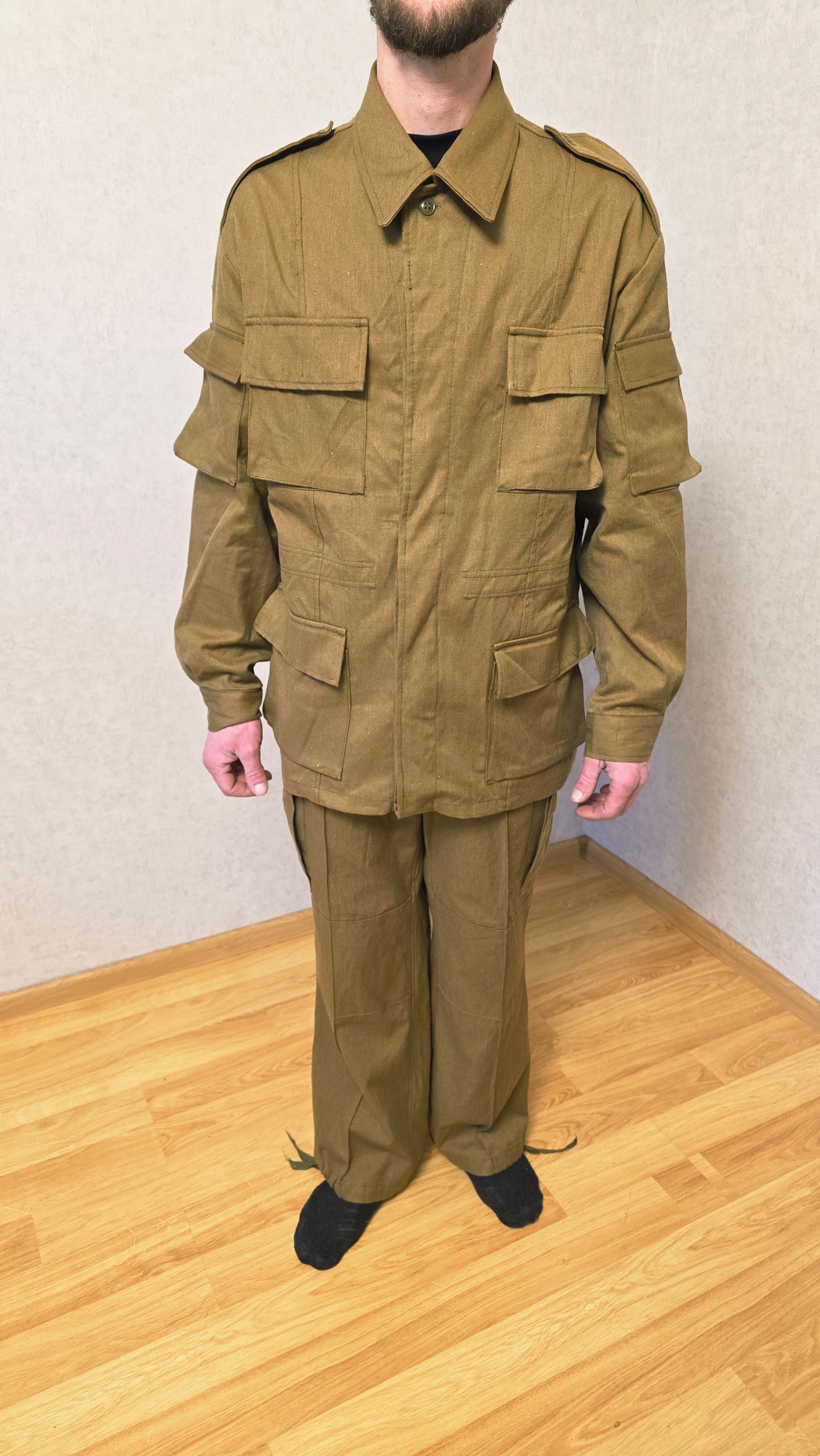 Vintage Soviet USSR Afghanka Summer Uniform Set Sand Utility Outfit