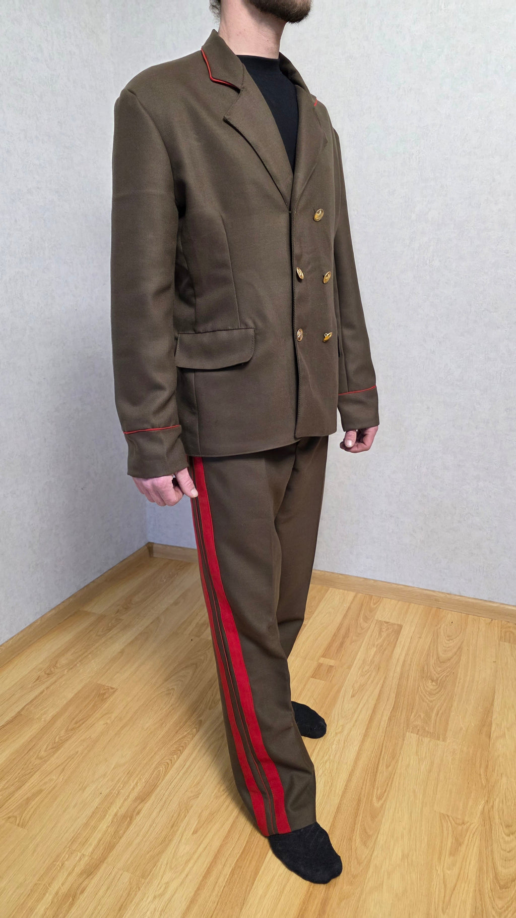 Vintage Soviet USSR General Officer Ceremonial Dress Uniform Set Khaki