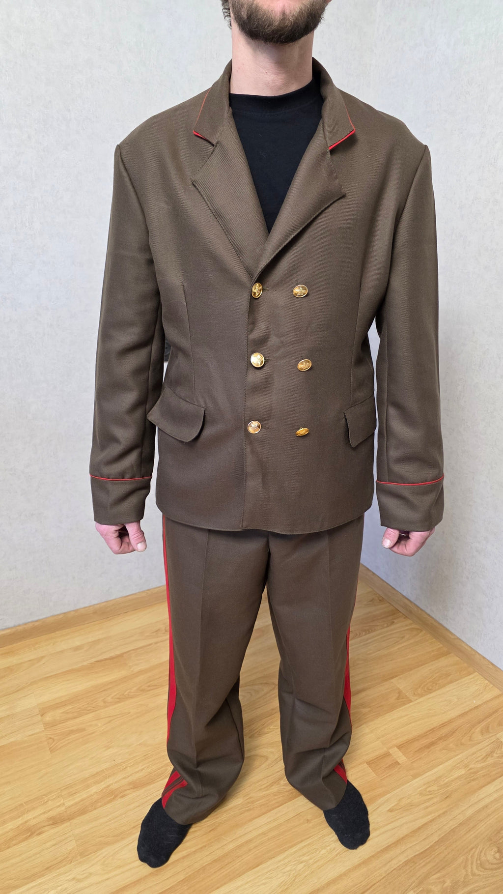 Vintage Soviet USSR General Officer Ceremonial Dress Uniform Set Khaki