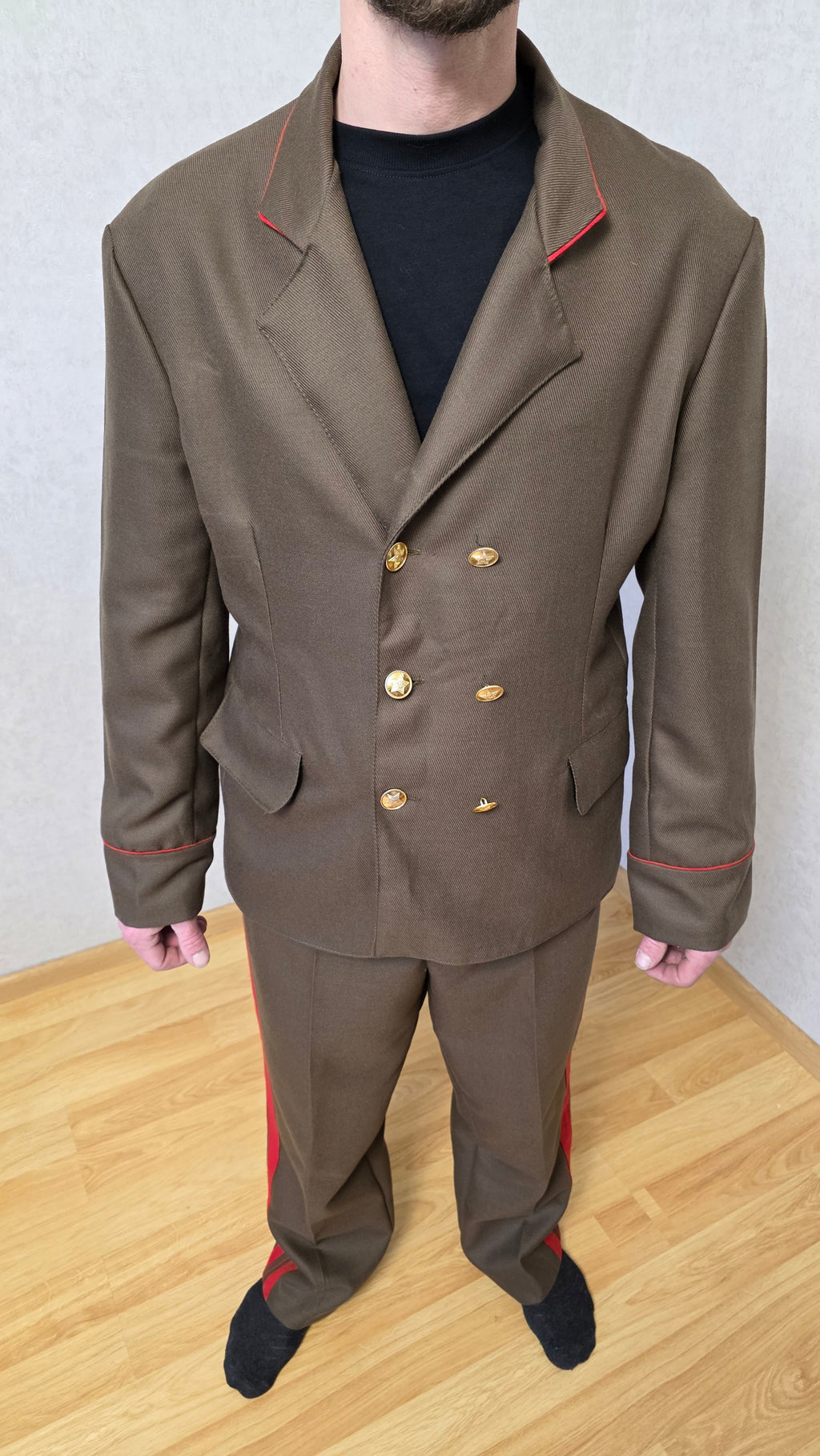 Vintage Soviet USSR General Officer Ceremonial Dress Uniform Set Khaki