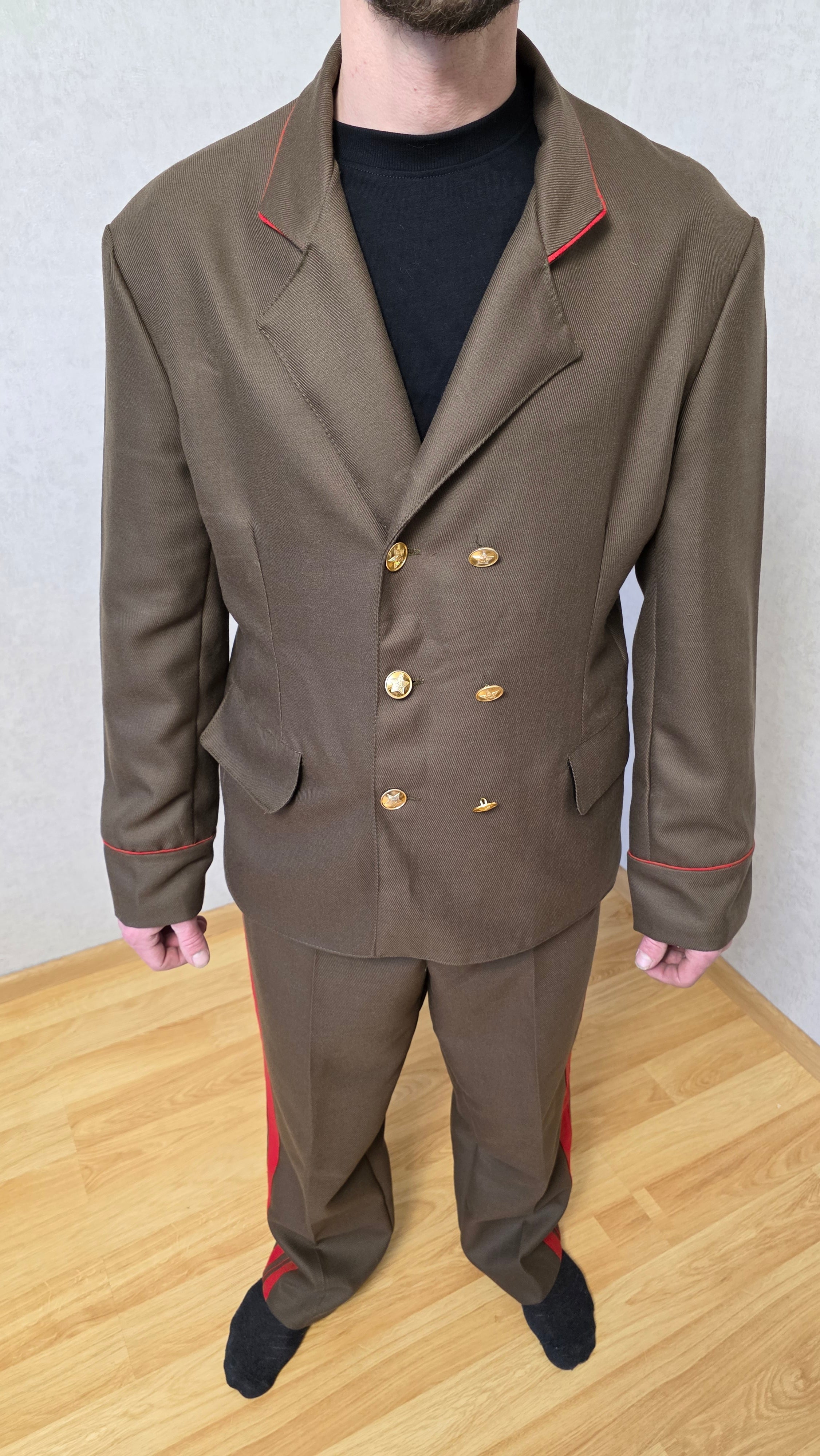 Vintage Soviet USSR General Officer Ceremonial Dress Uniform Set Khaki