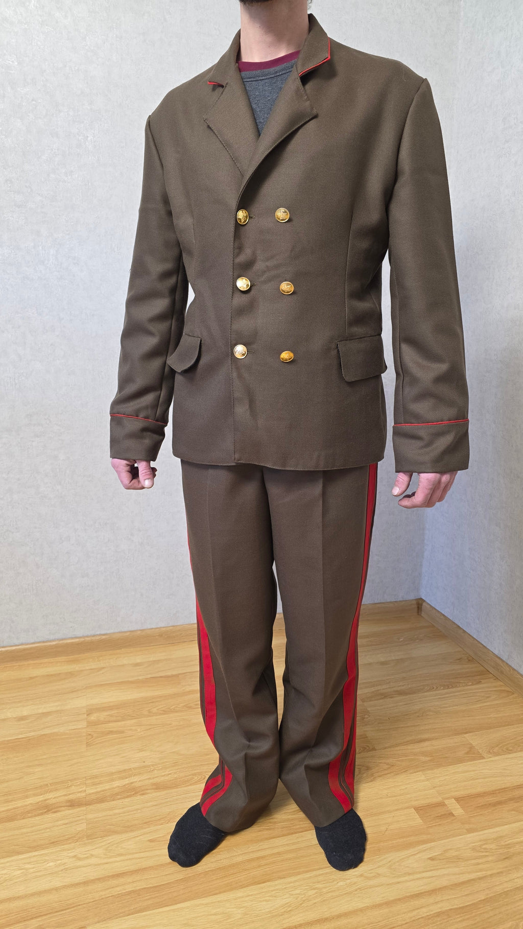 Vintage Soviet USSR General Officer Ceremonial Dress Uniform Set Khaki