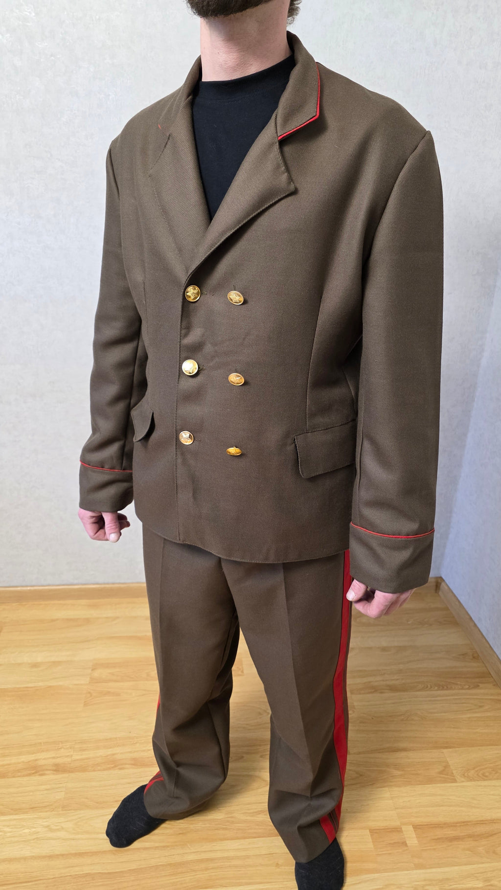 Vintage Soviet USSR General Officer Ceremonial Dress Uniform Set Khaki