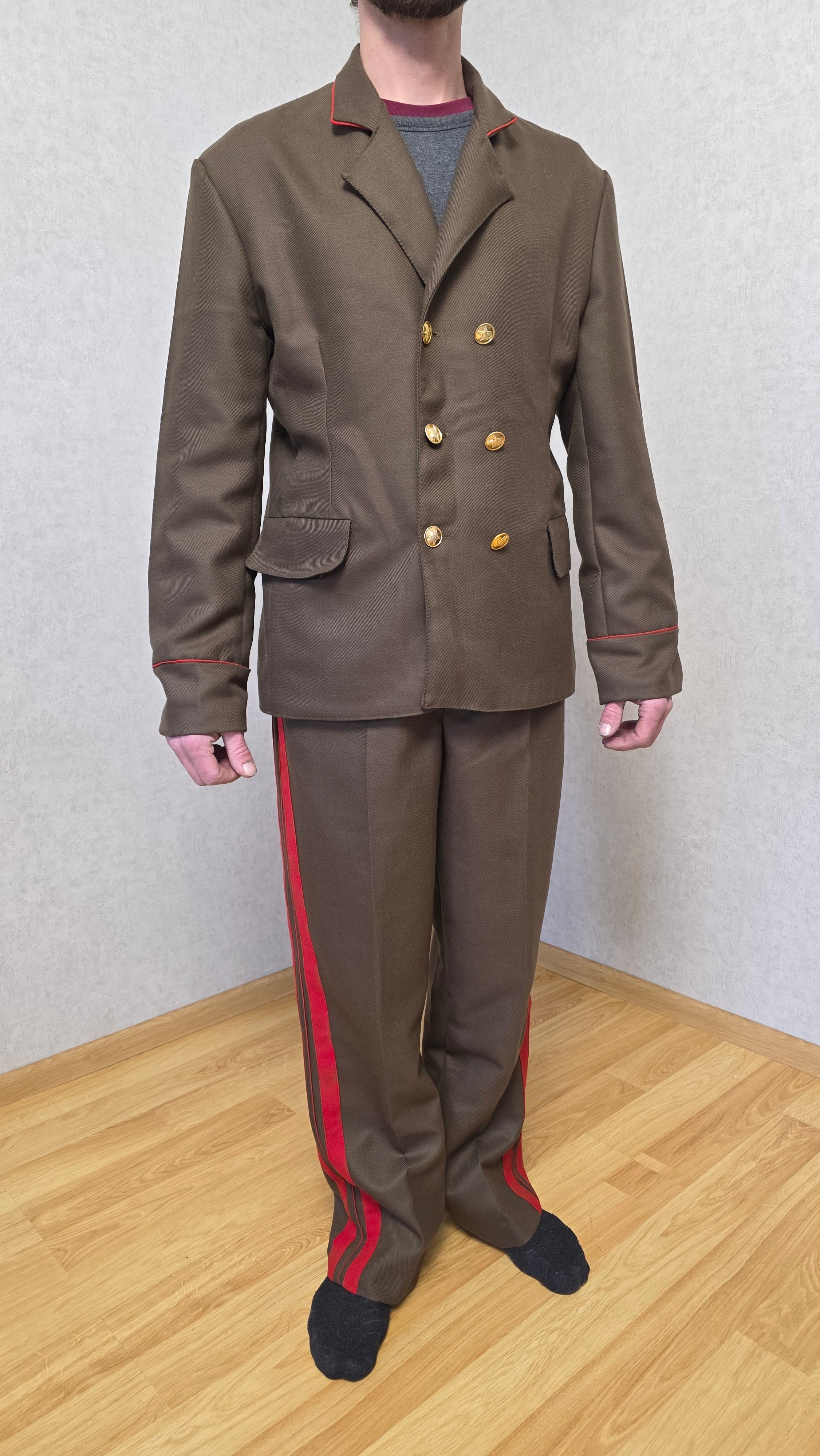 Vintage Soviet USSR General Officer Ceremonial Dress Uniform Set Khaki