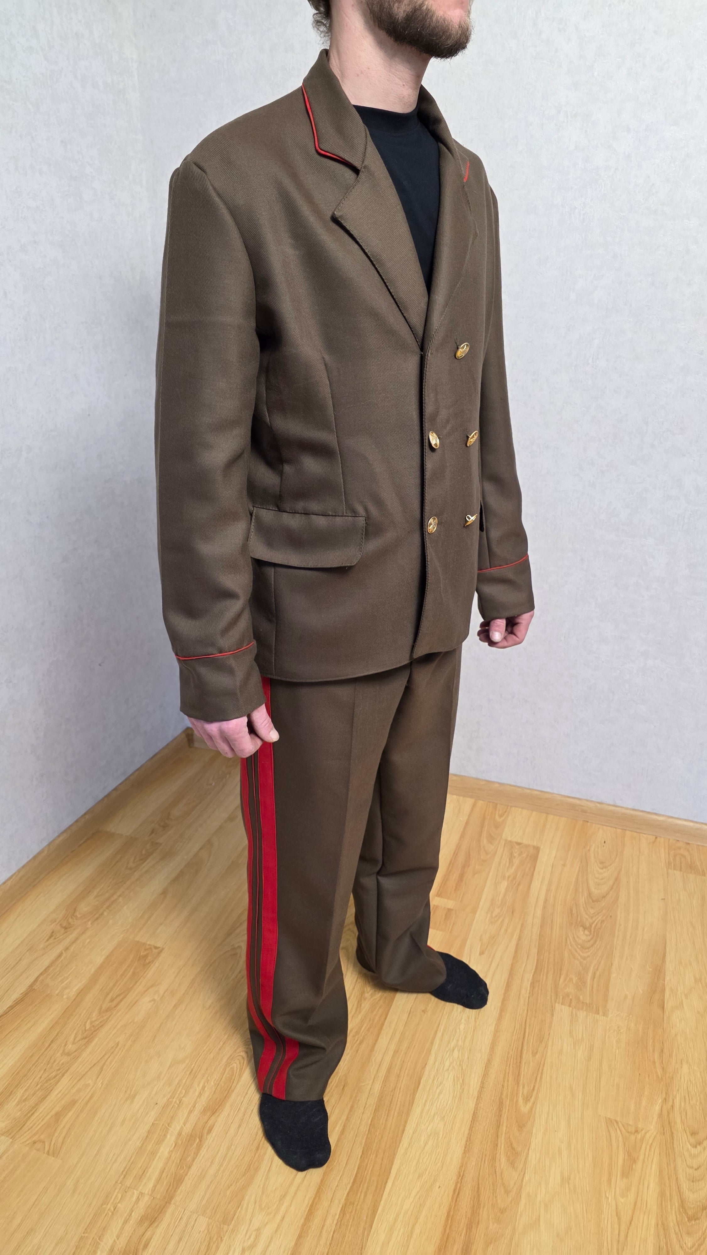 Vintage Soviet USSR General Officer Ceremonial Dress Uniform Set Khaki