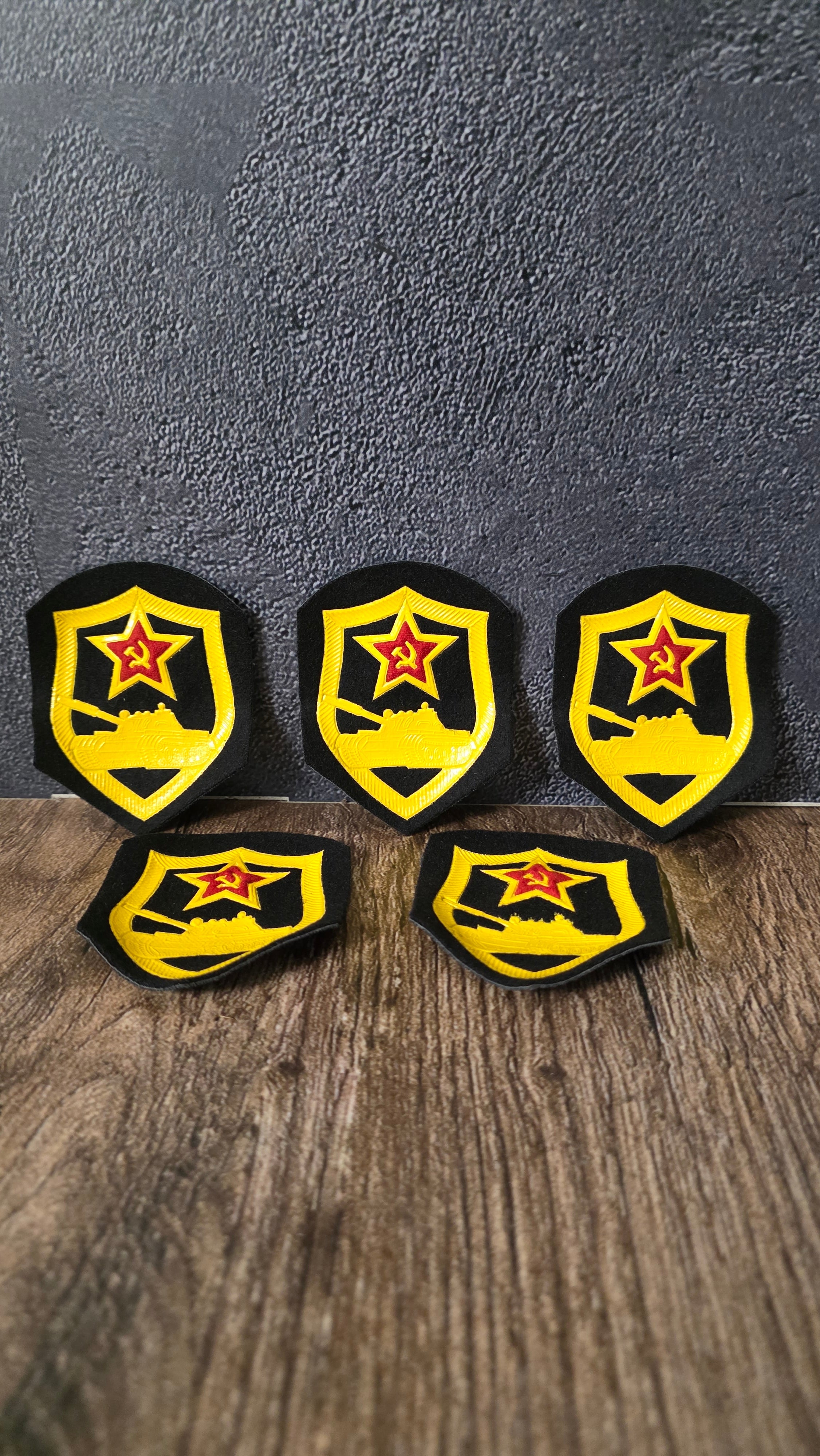 Vintage Soviet USSR Tank Troops Sleeve Patch 1969 Uniform Arm Badge