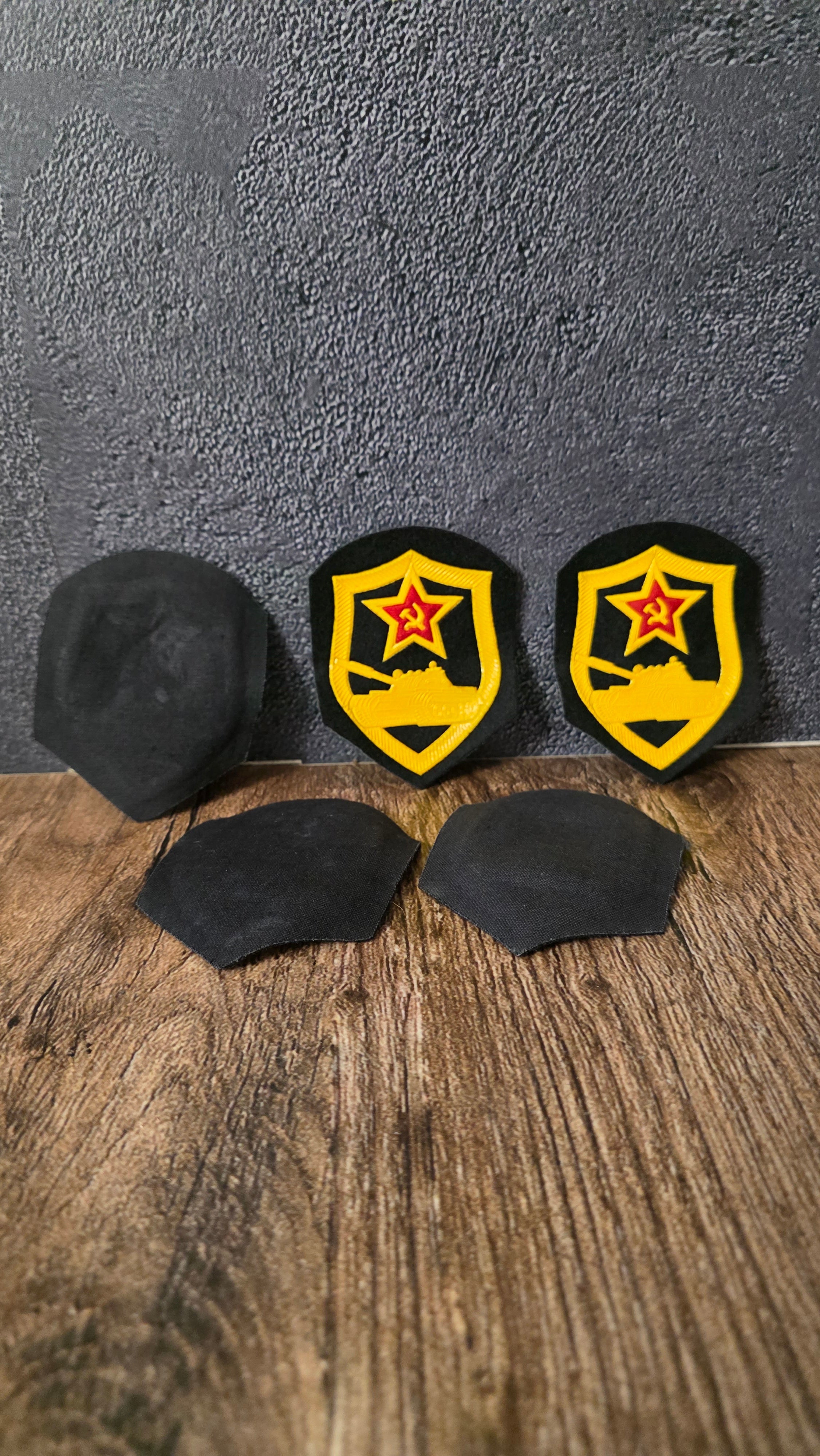 Vintage Soviet USSR Tank Troops Sleeve Patch 1969 Uniform Arm Badge