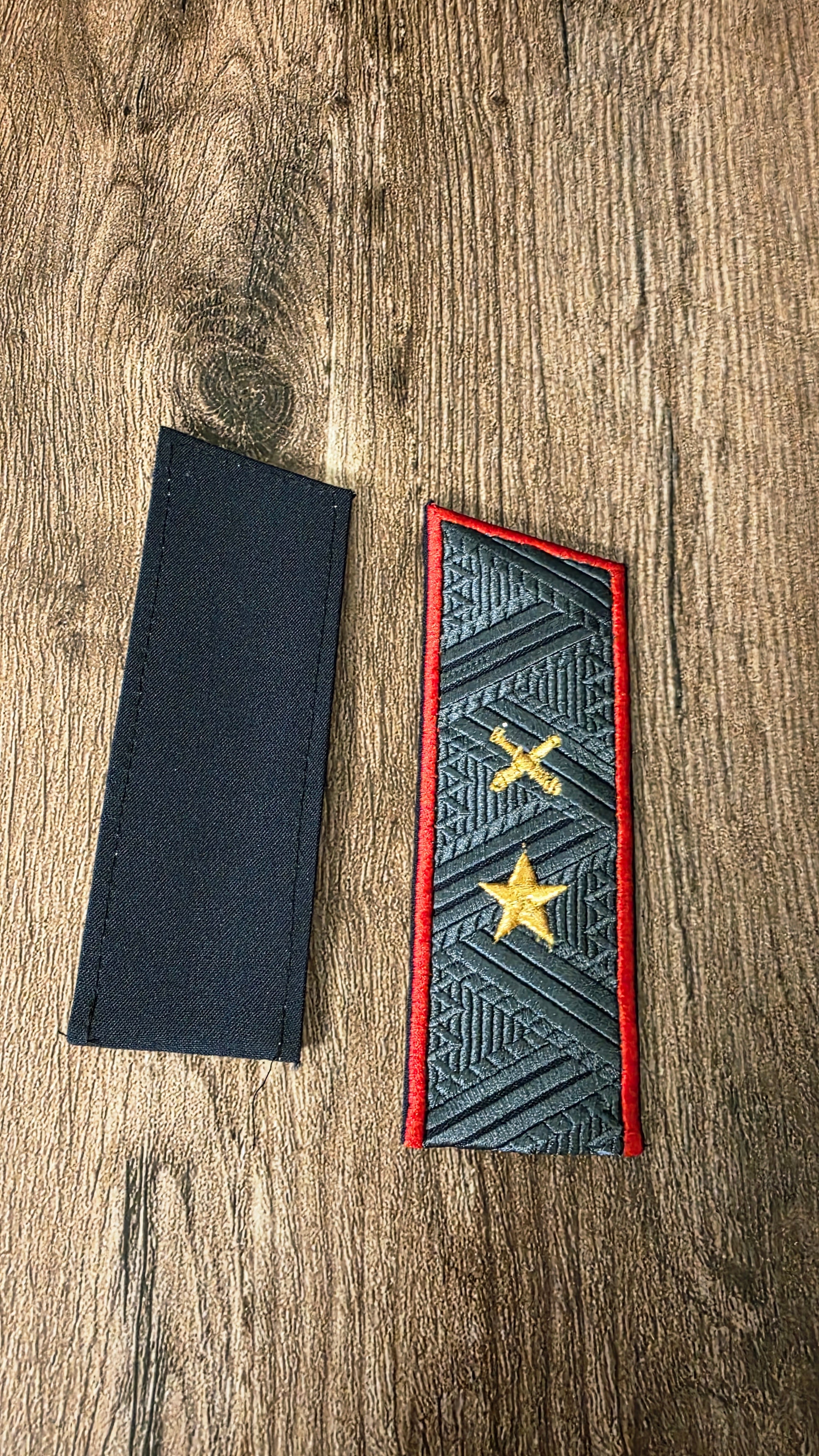 Vintage USSR General Parade Shoulder Boards Gold Epaulettes Soviet Officer Rank