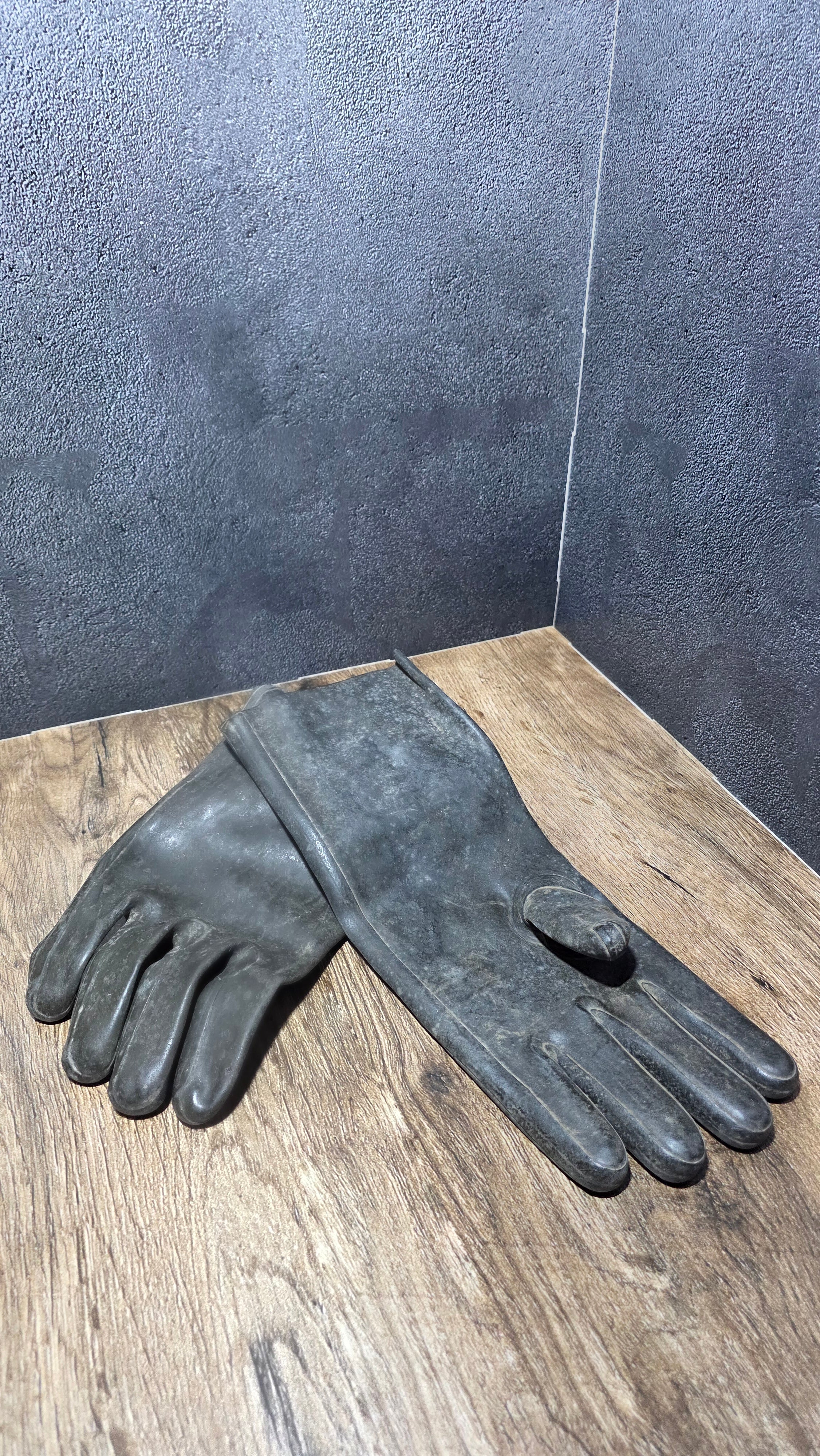 Vintage USSR Soviet OZK Protective Rubber Gloves