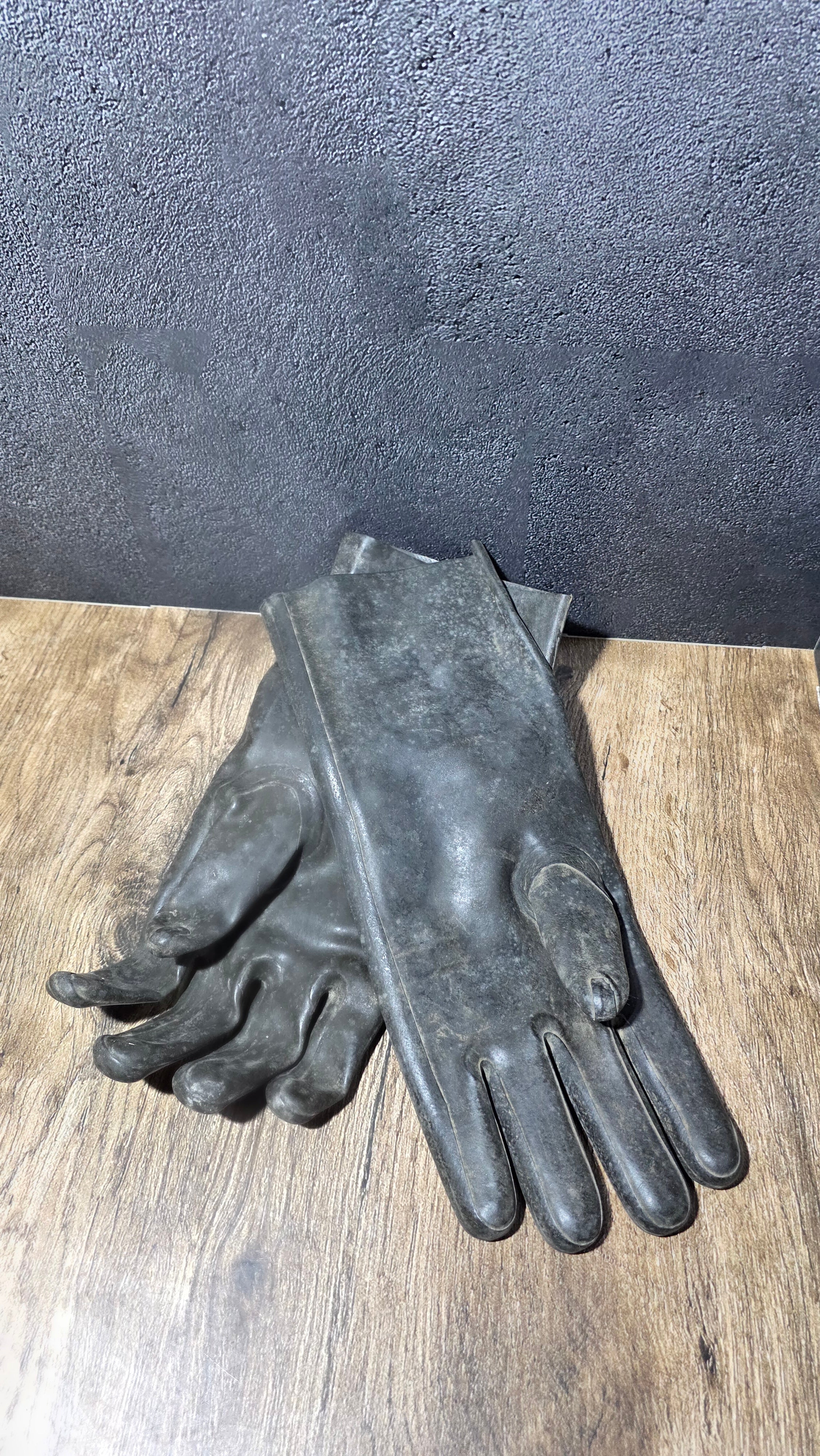 Vintage USSR Soviet OZK Protective Rubber Gloves