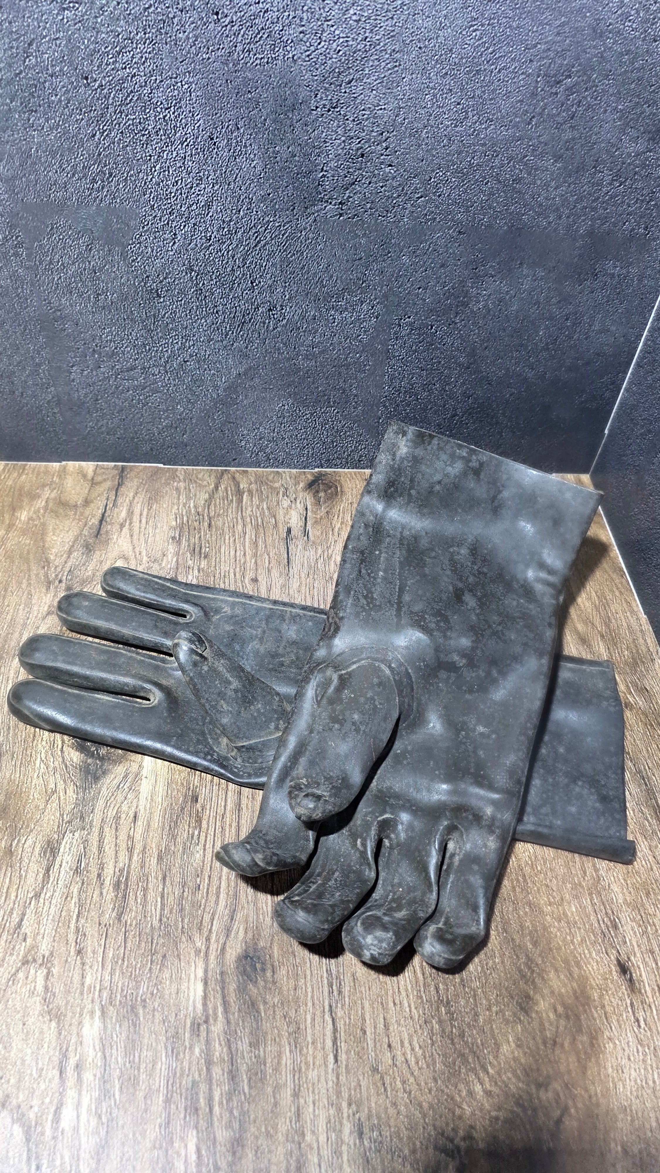 Vintage USSR Soviet OZK Protective Rubber Gloves