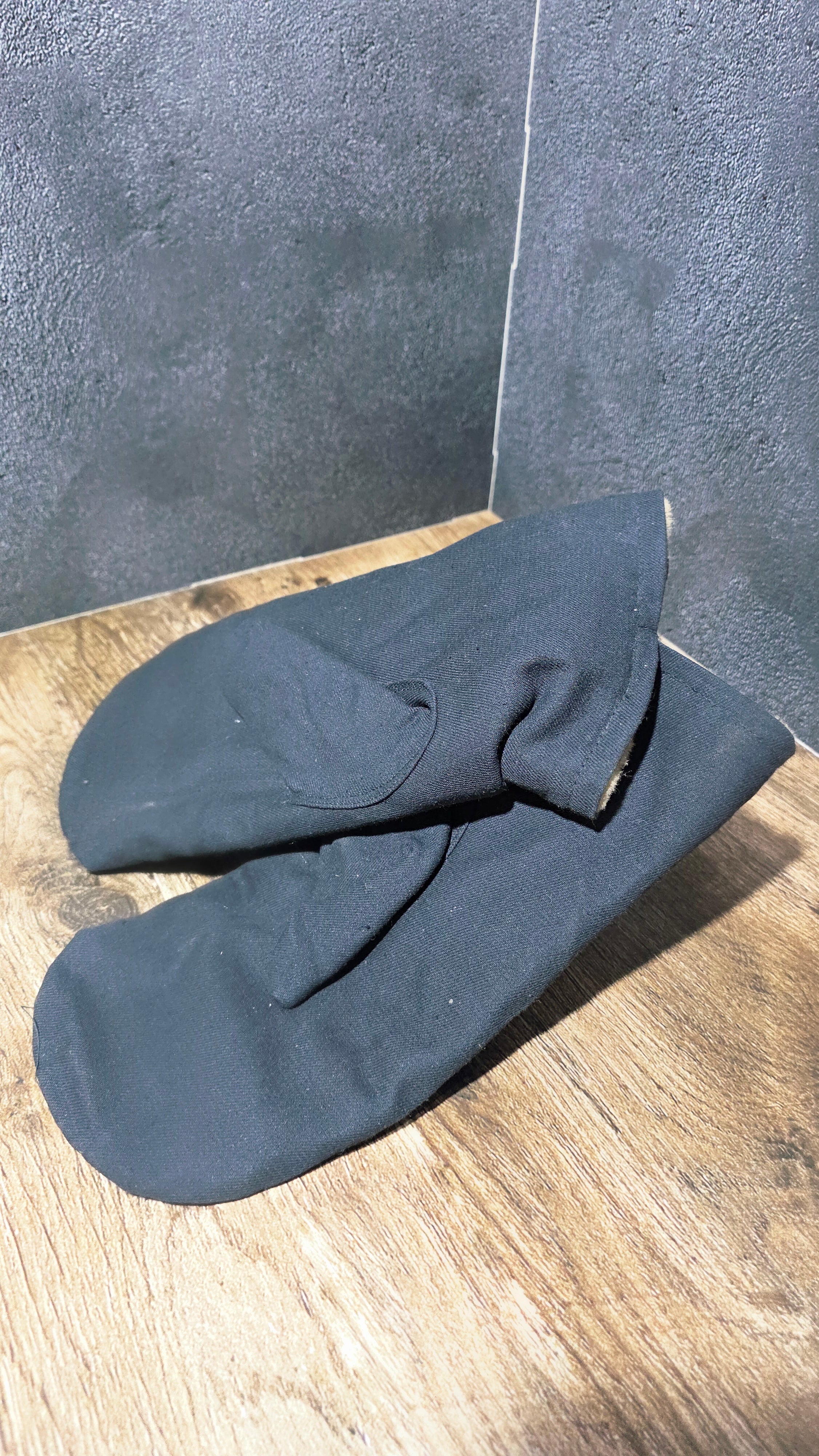 Vintage USSR Soviet Winter Sheepskin Mittens 1980s New Old Stock